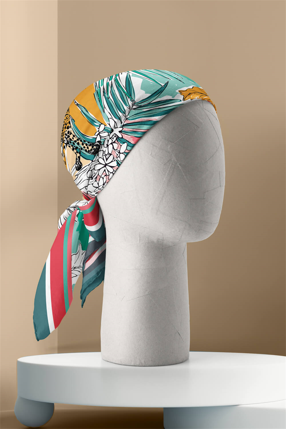 B110 TROPICAL TASARIM BANDANA