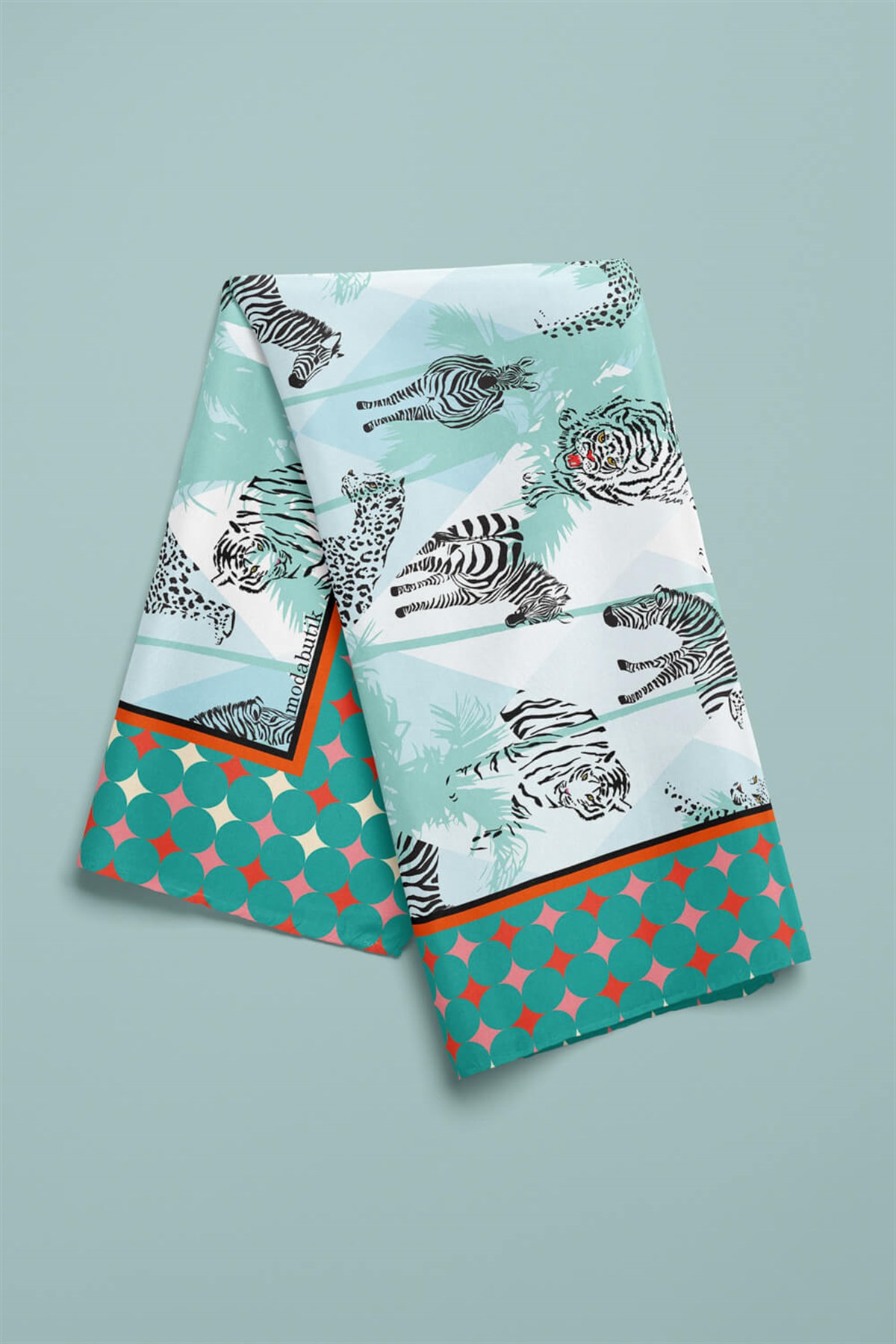 Violla H43 RETRO DESENLİ  BANDANA DG12079