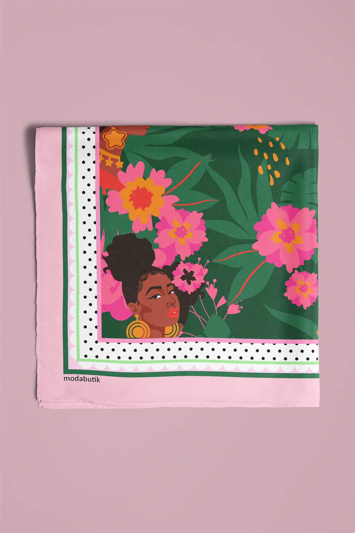 Violla B120 ABSTARCT ETNIC  TASARIMLI BANDANA