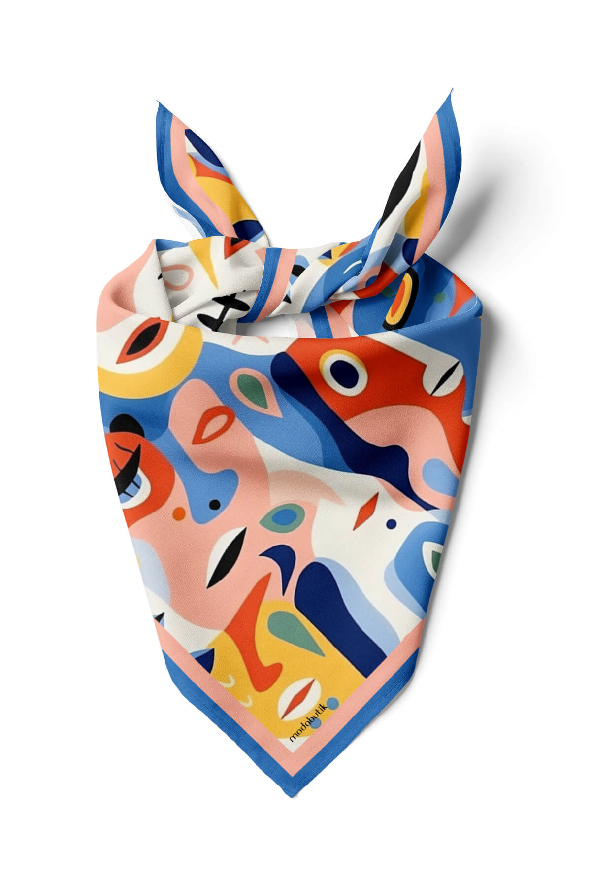 A66 Modabutik Portre Desenli Bandana