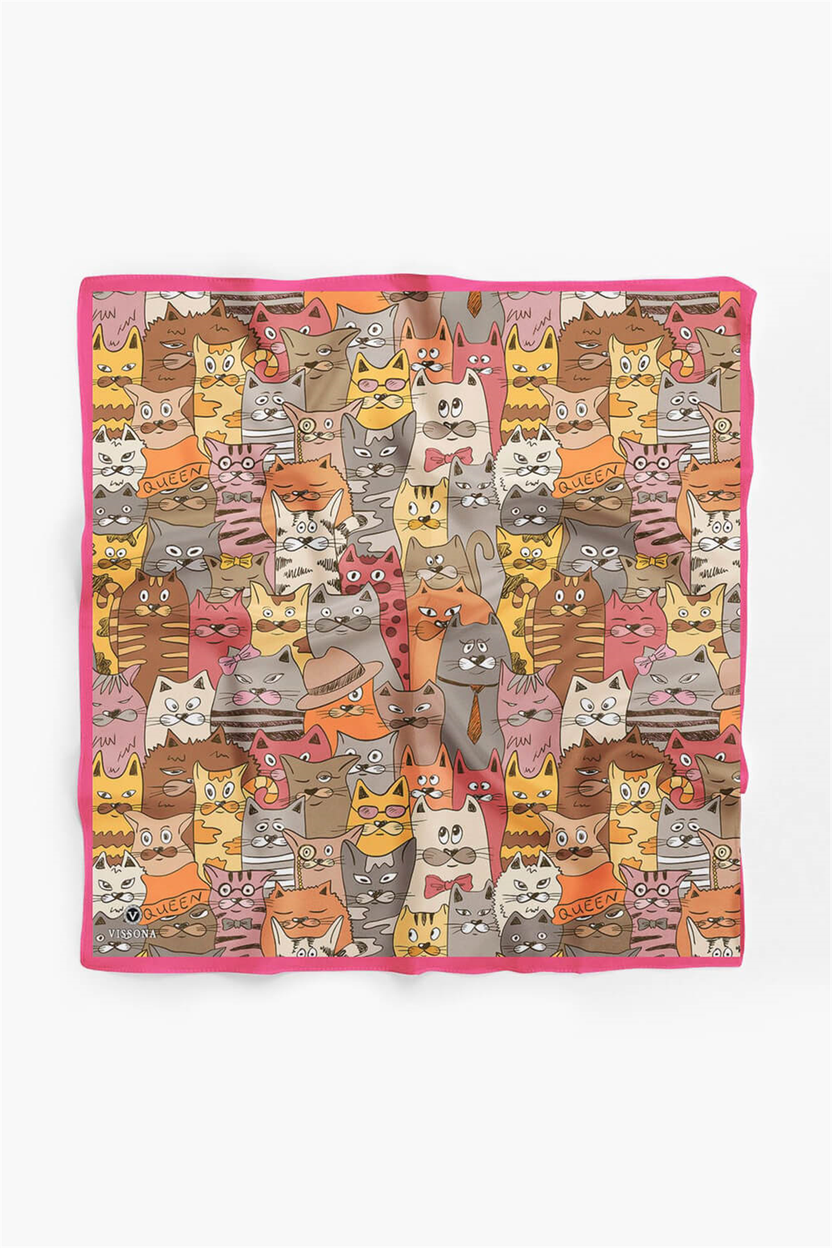 100% Silk Headscarf for Women - 22