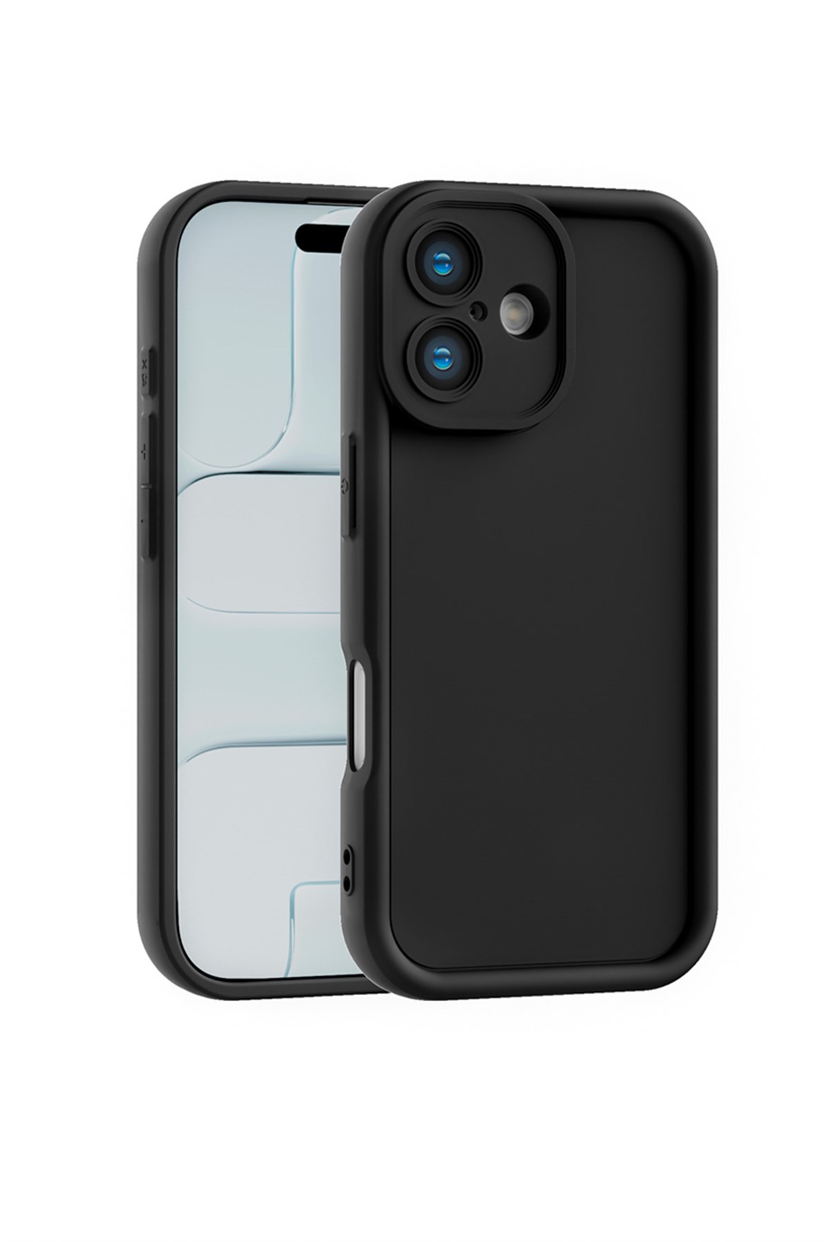 iPhone 16 Plus Kılıf – Kamera Çıkıntılı – Mat Silikon Telefon Kılıfı