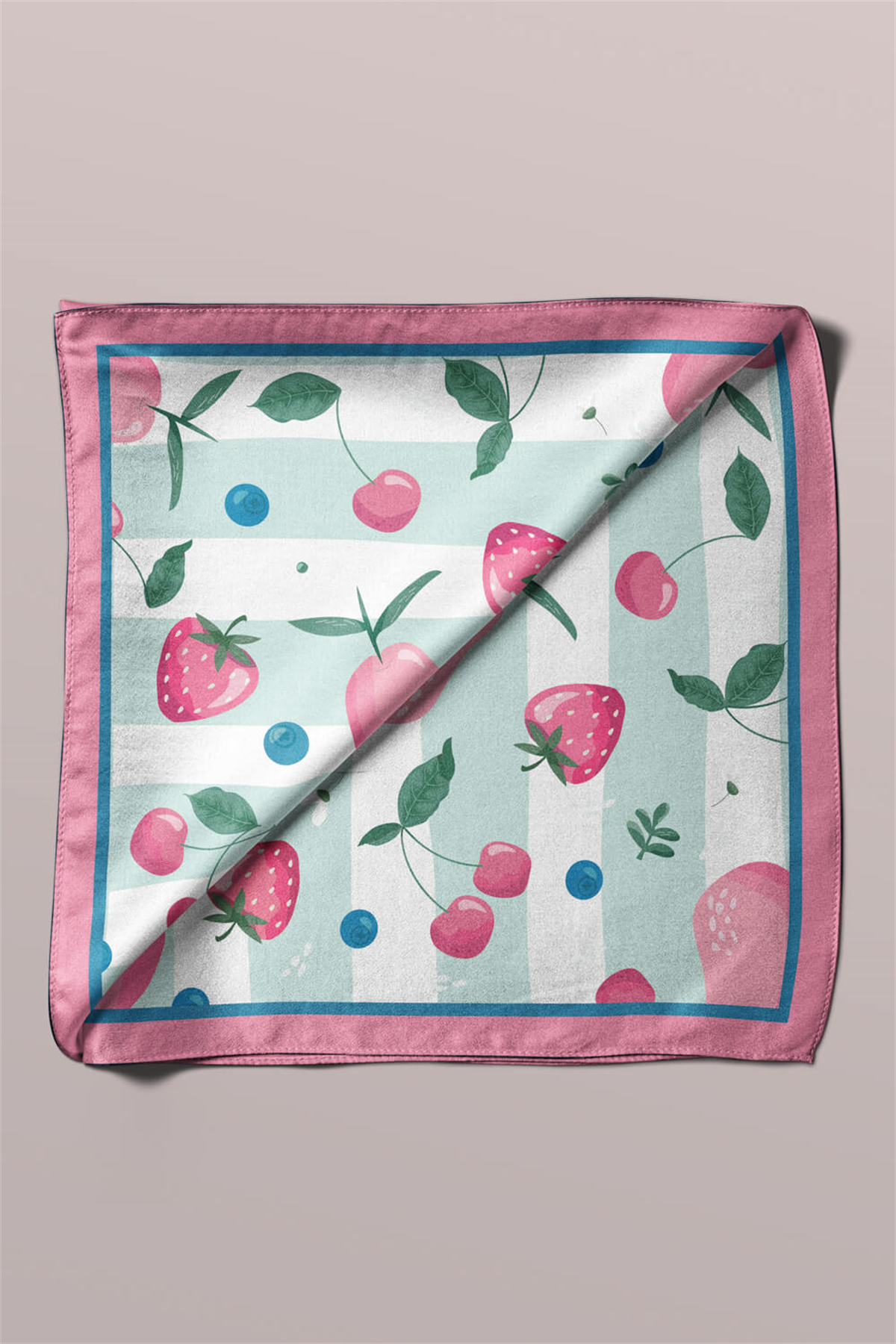 B60 Modabutik Çikolata Desenli Bandana
