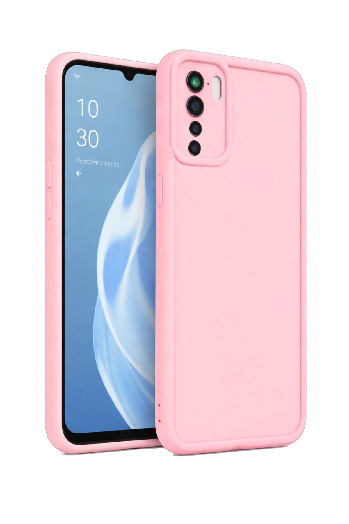 Oppo A91 4G / Oppo Reno 3 / Oppo F15 Kılıf – Kamera Çıkıntılı – Mat Silikon Telefon Kılıfı