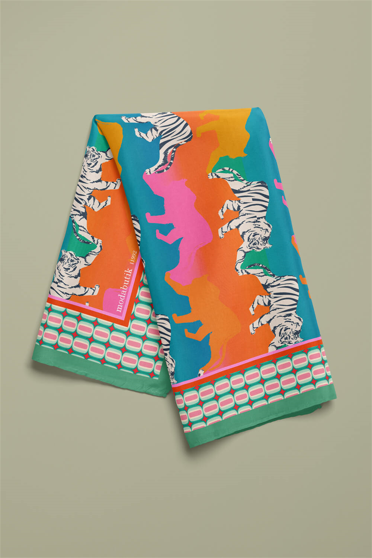 F59 TIGER TASARIMLI BANDANA