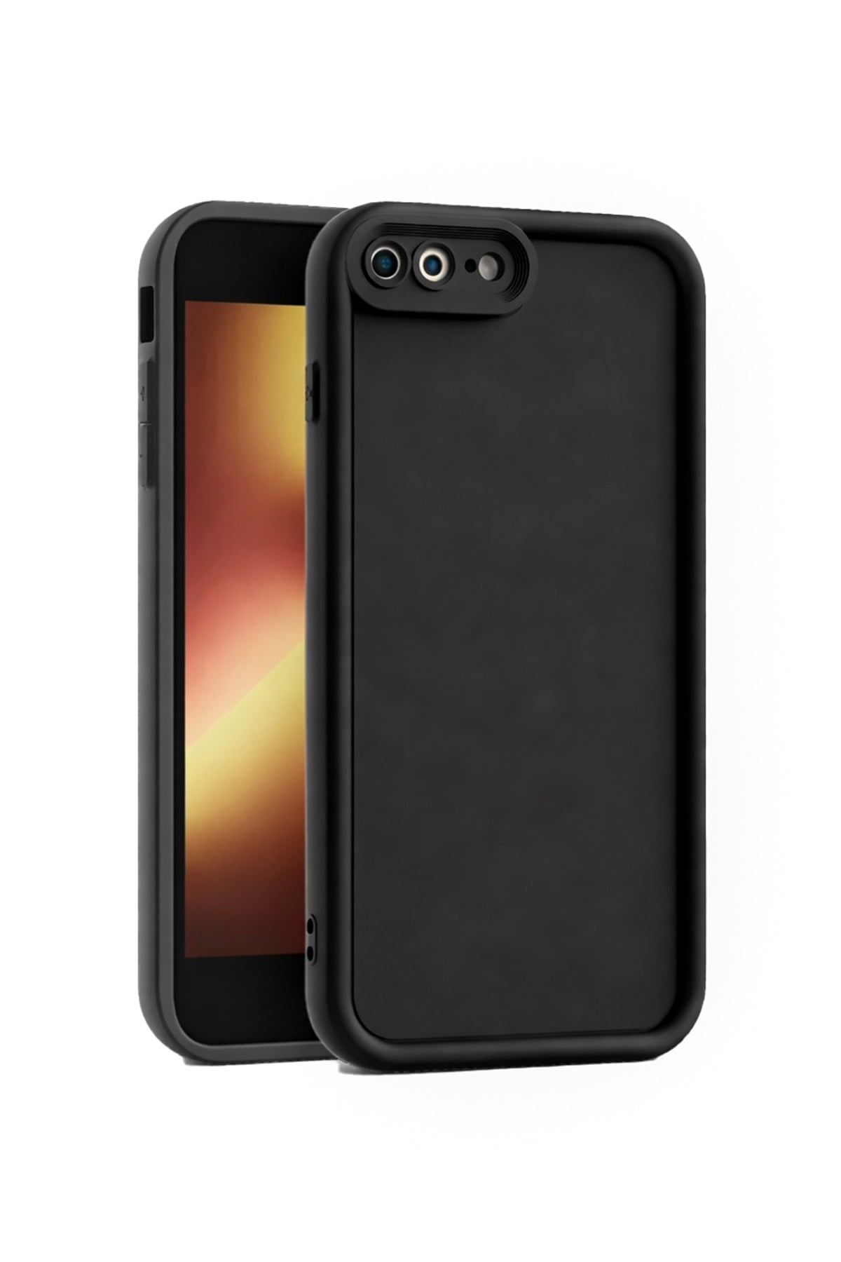 iPhone 7 Plus Kılıf – Kamera Çıkıntılı – Mat Silikon Telefon Kılıfı