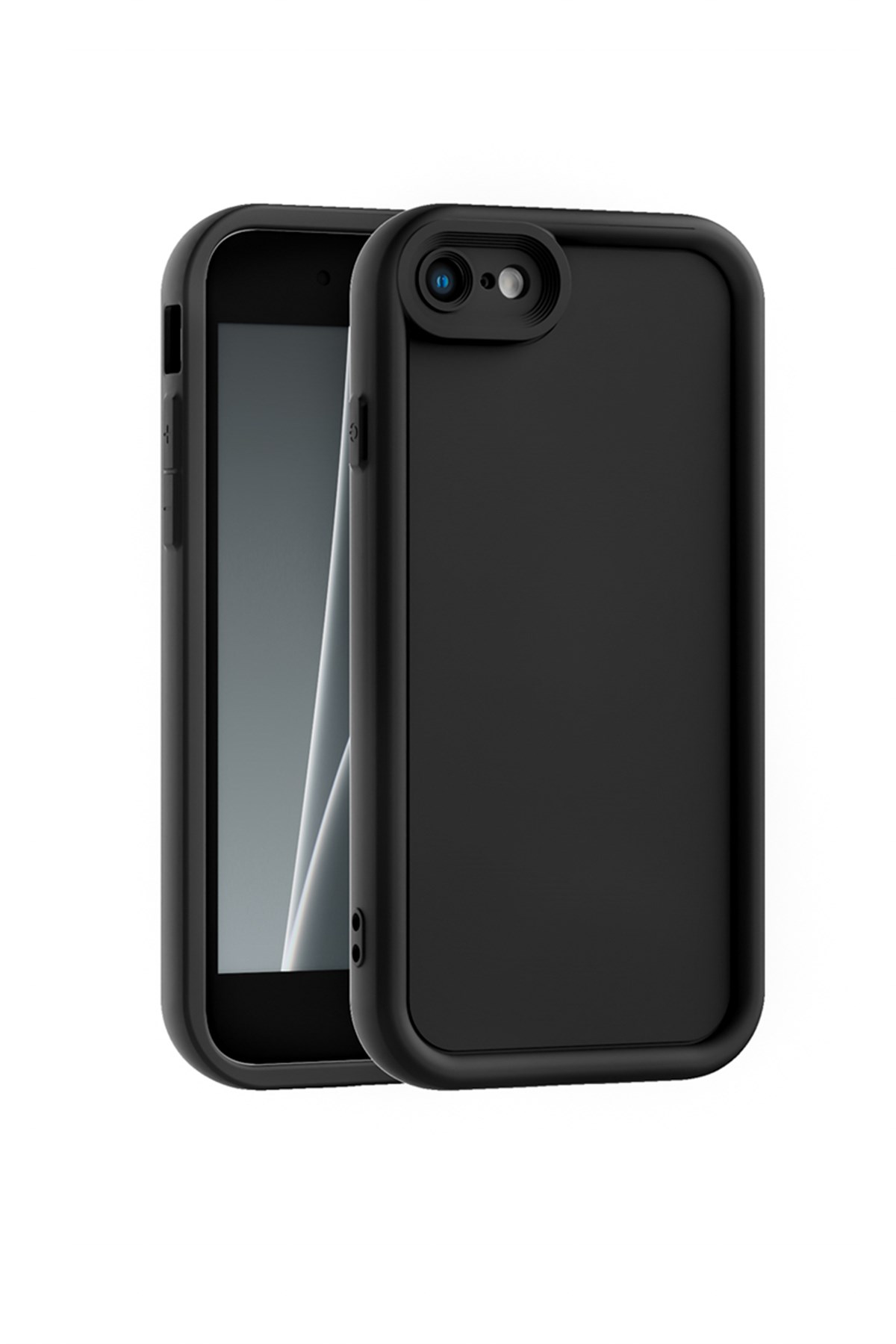 iPhone 7 / iPhone 8 / iPhone SE2 / iPhone SE3 Kılıf – Kamera Çıkıntılı – Mat Silikon Telefon Kılıfı
