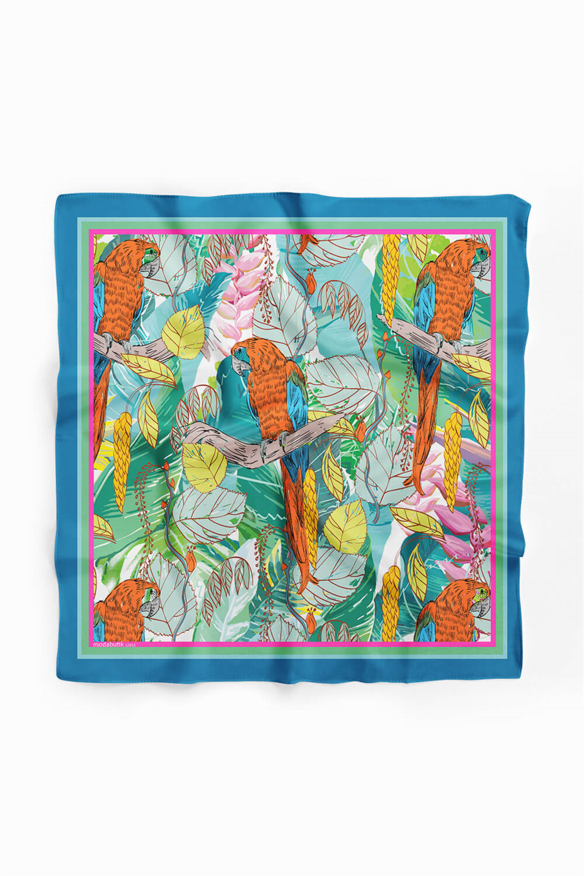 G80 TROPIC PARROT TASARILI BANDANA