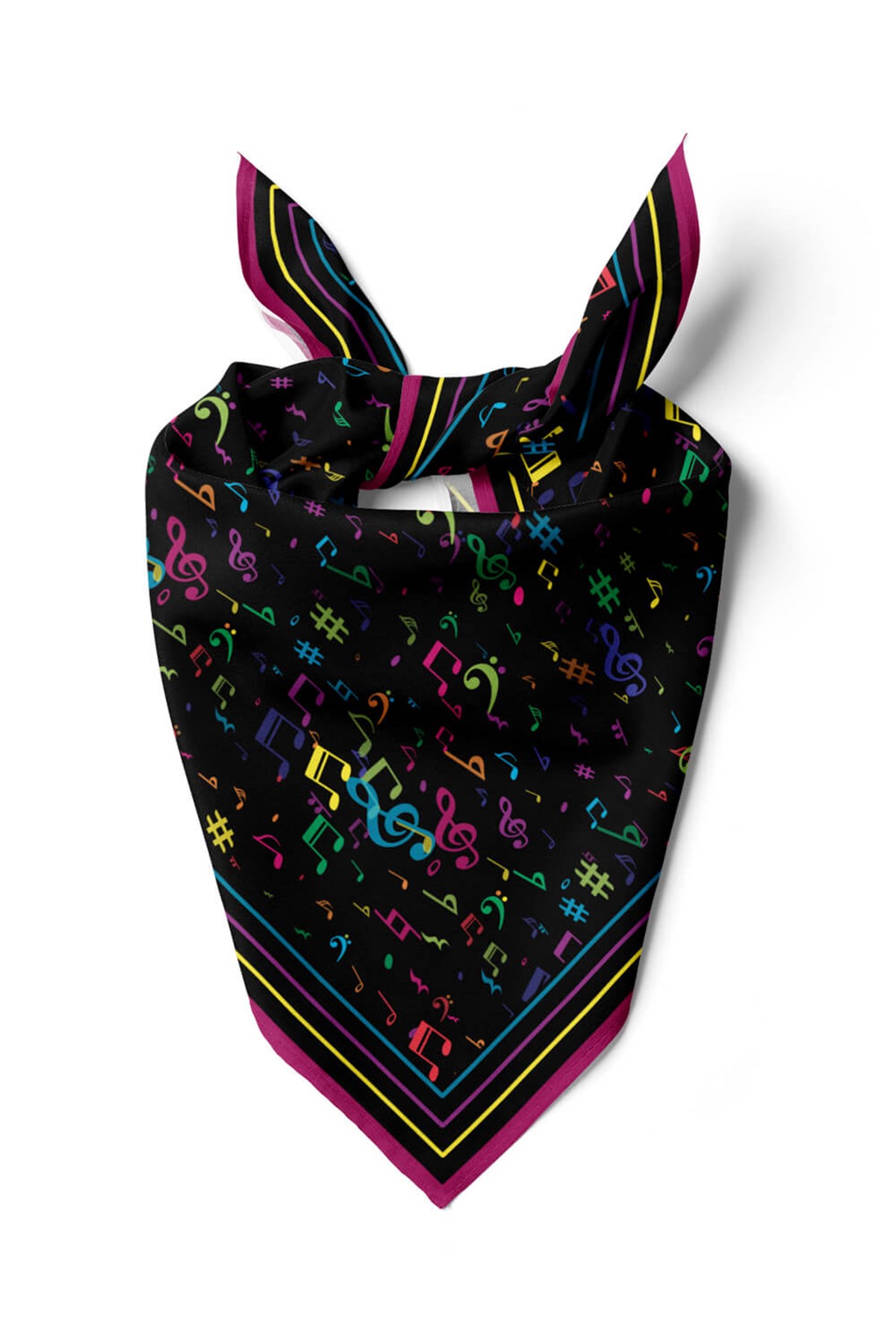 A28 Violla Nota Desenli Bandana