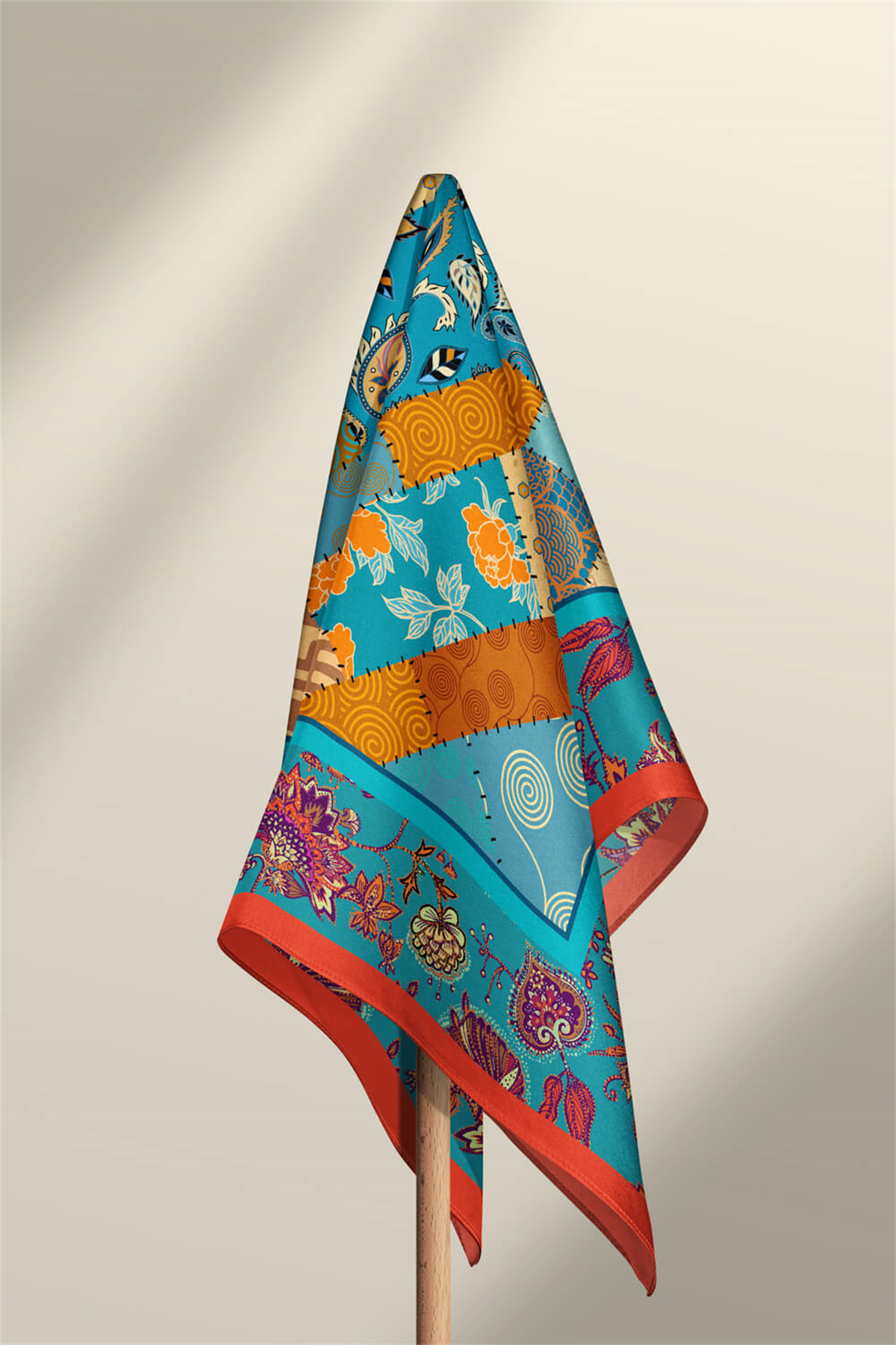 C2 ETNIK ŞALLI BANDANA DG12097