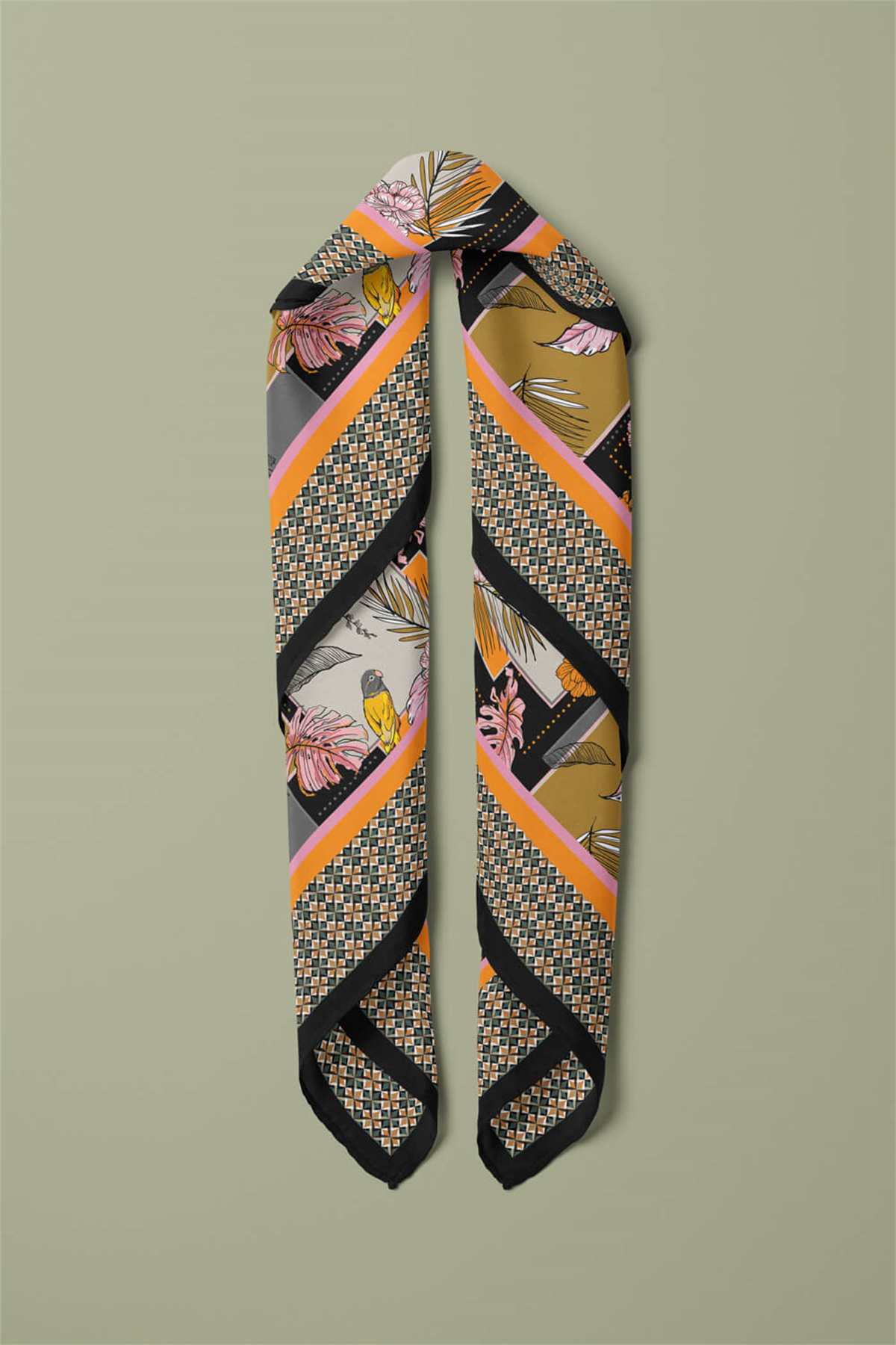 G113 KADIN DESEN BANDANA