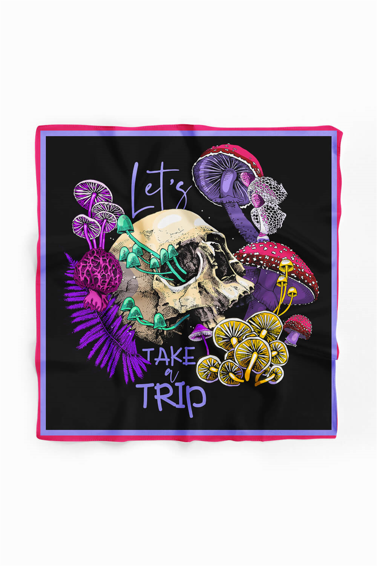 Modabutik Kurukafa Desenli Bandana