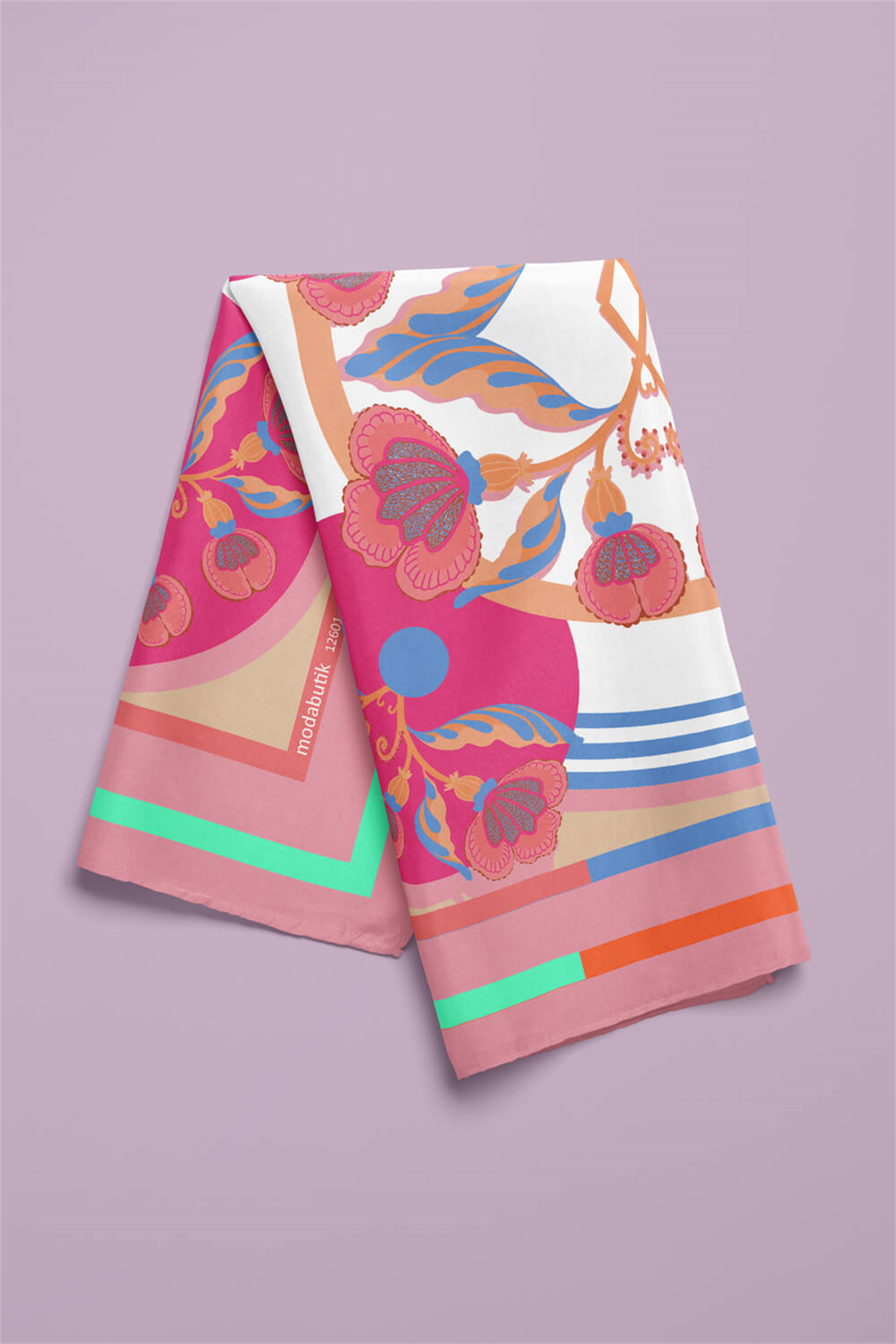 G81 COLORFUL ORNOMENT TASARIMLI BANDANA