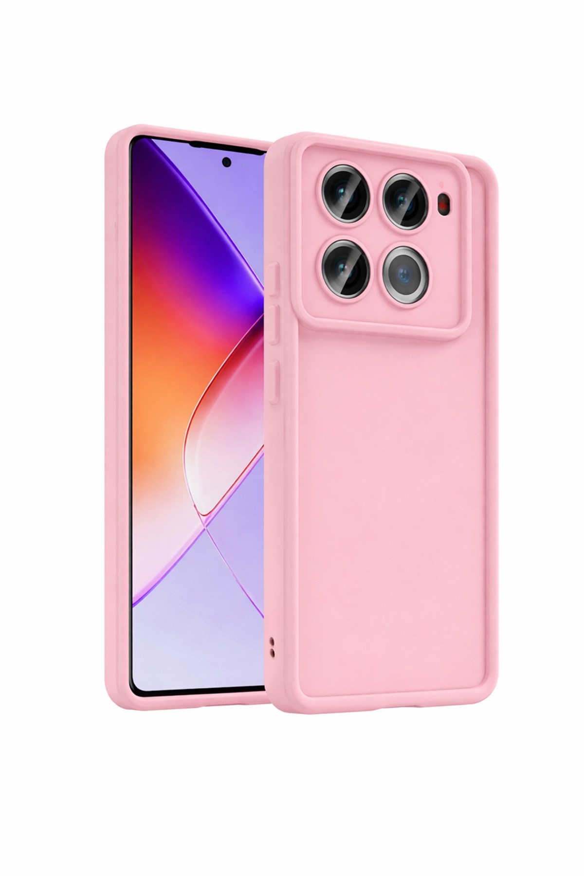 infinix Note40Pro 4G/5G / Note40Pro+ 5G Kılıf – Kamera Çıkıntılı – Mat Silikon Telefon Kılıfı