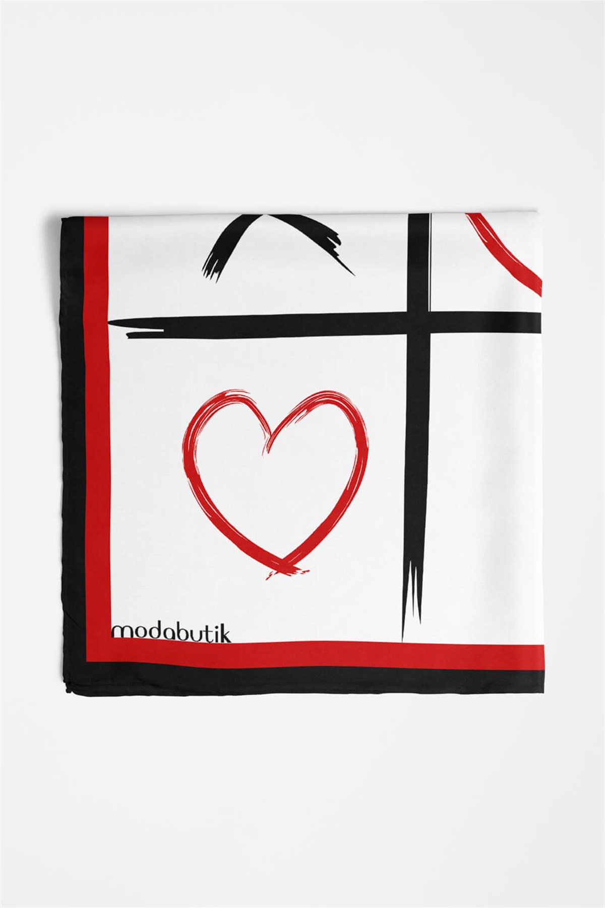 A26 Violla XOX Desenli Bandana