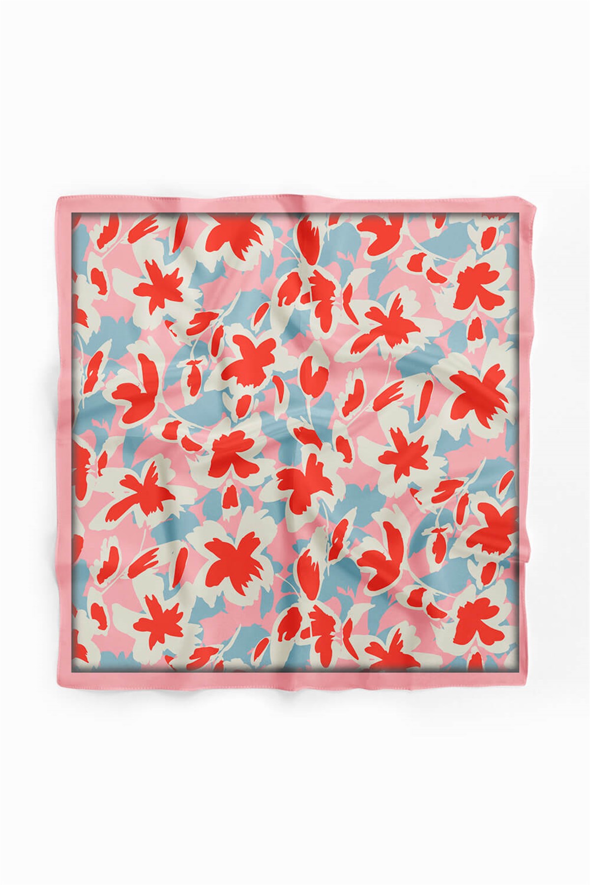 Violla Çiçek Desenli Bandana