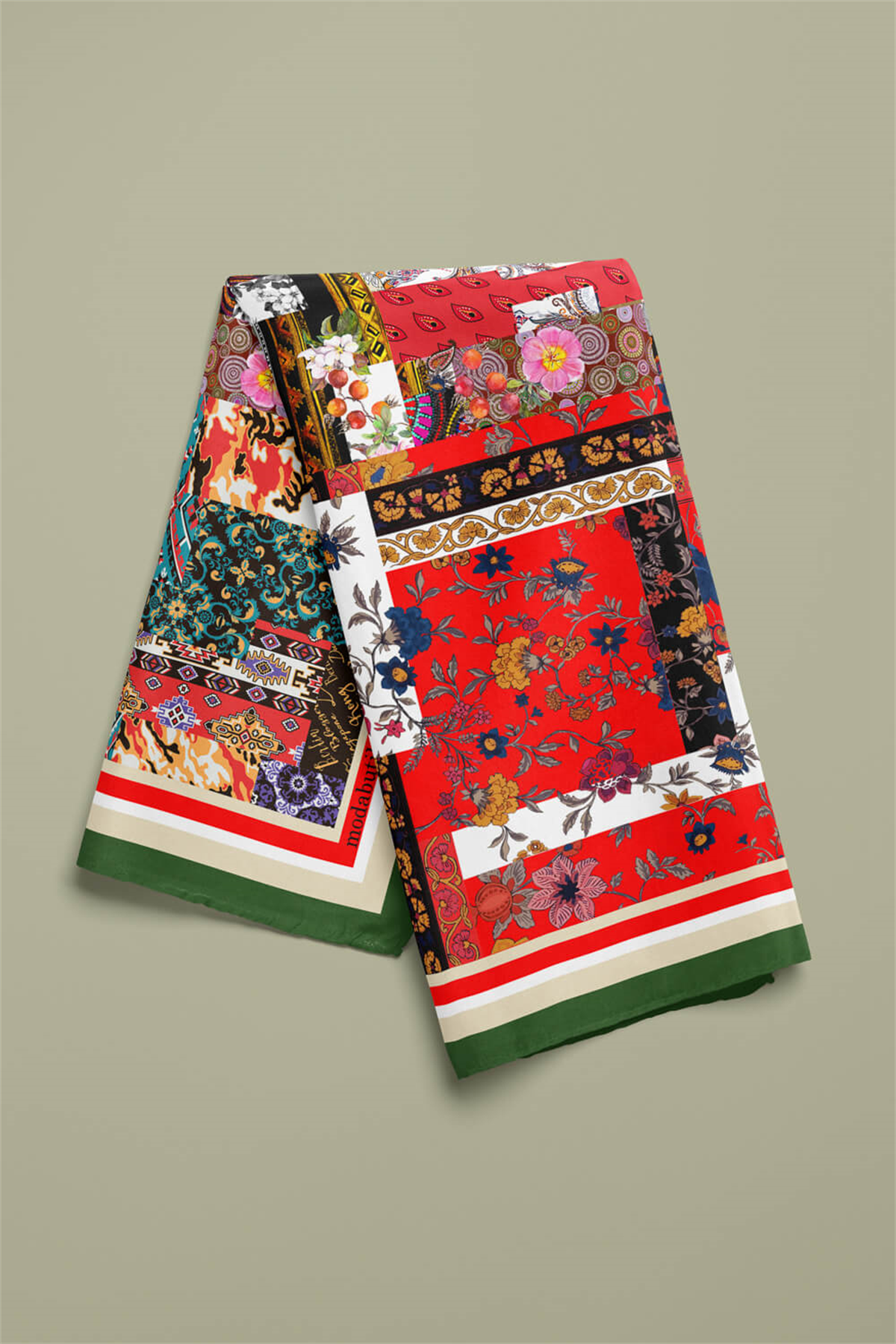 F71 PATCHWORK FOLKLORIK  BANDANA  DG11988