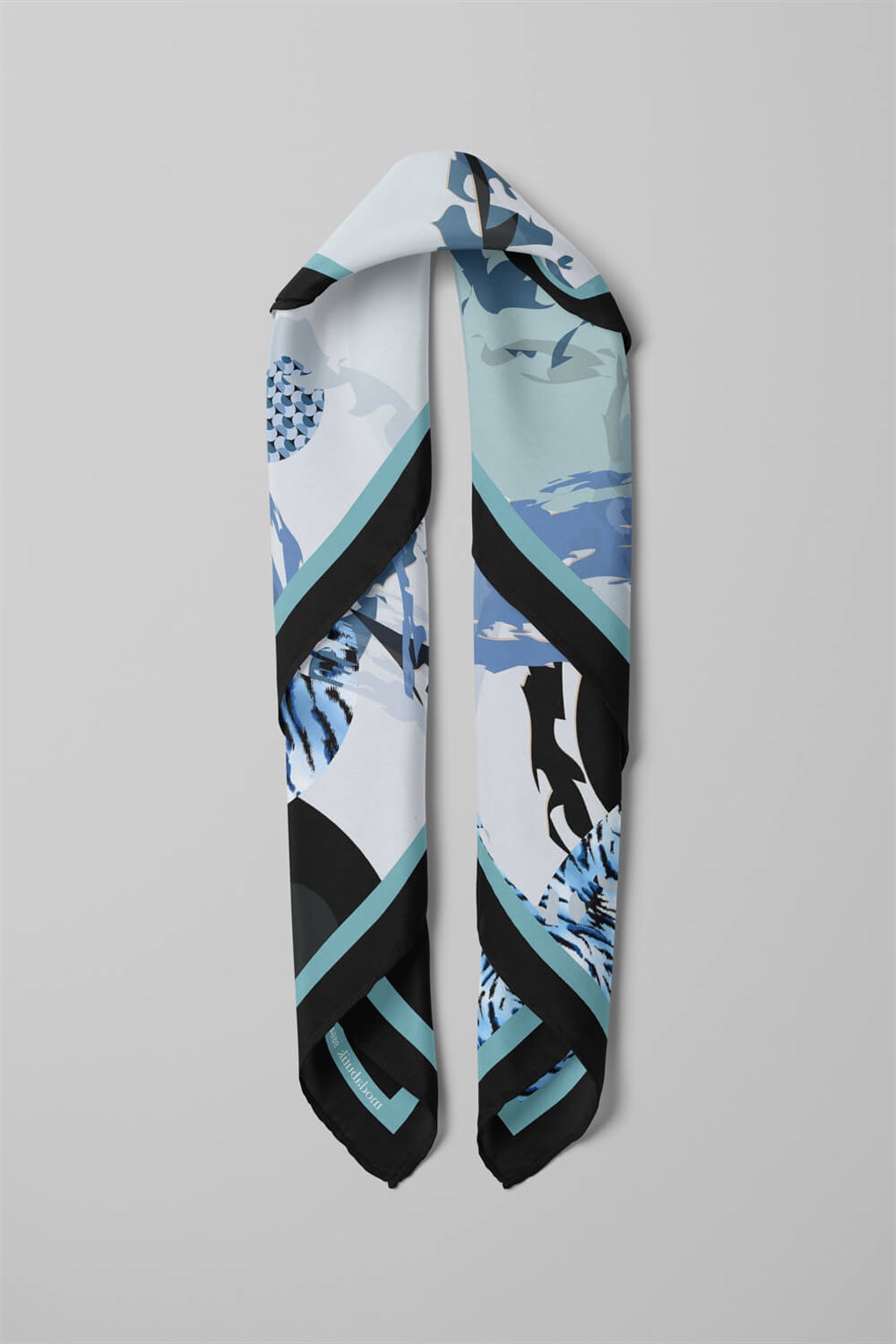 Violla Y45 KADIN GEOMETRİK DESENLİ BANDANA (DG9864)