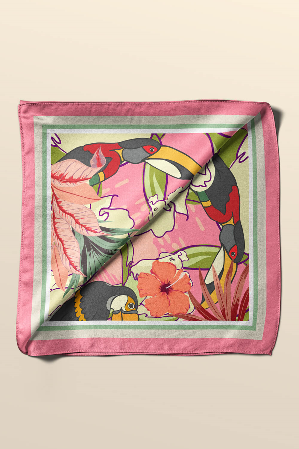 G10 PARROT TASARIM BANDANA