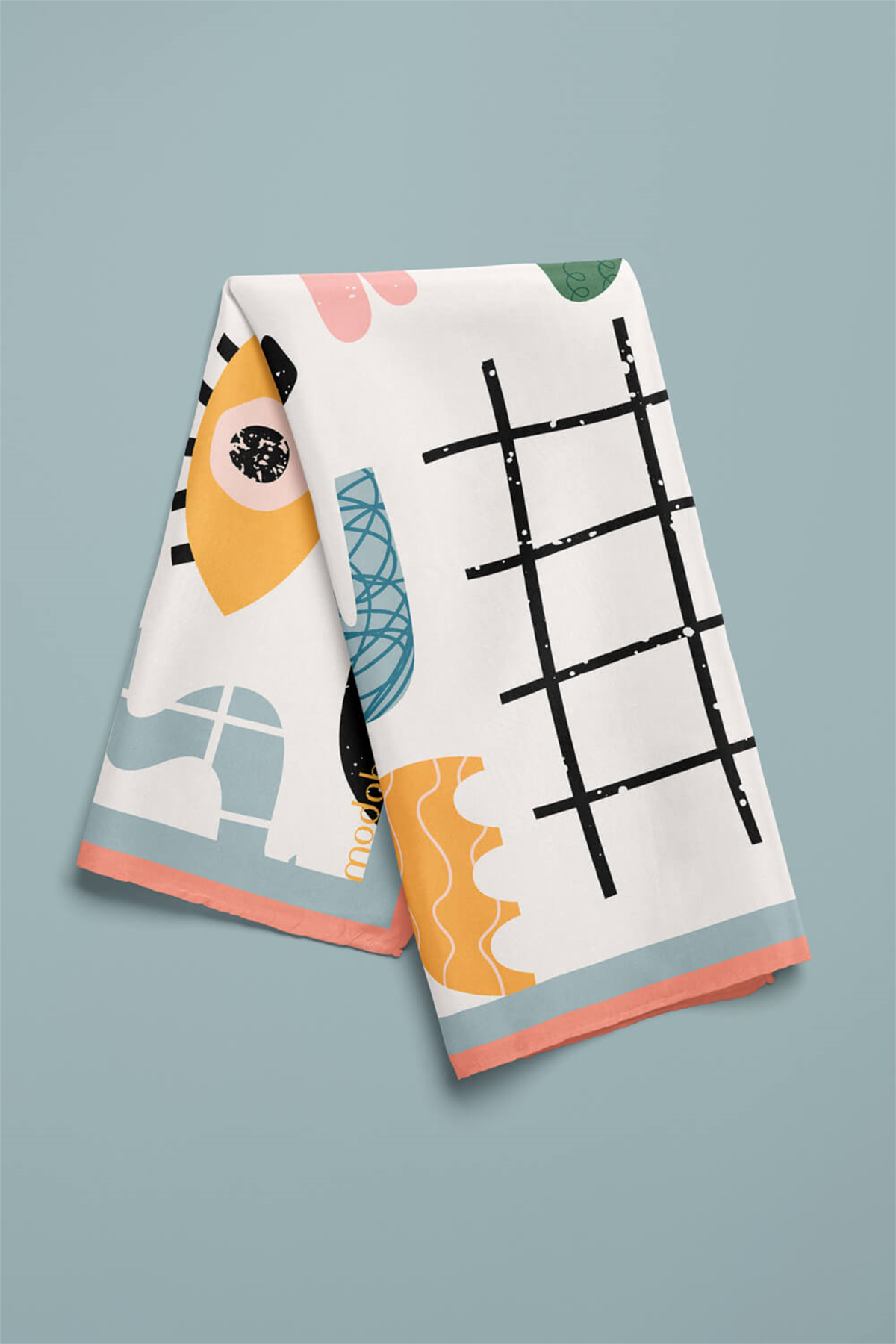 G62 Modabutik Geometri Deseni Bandana