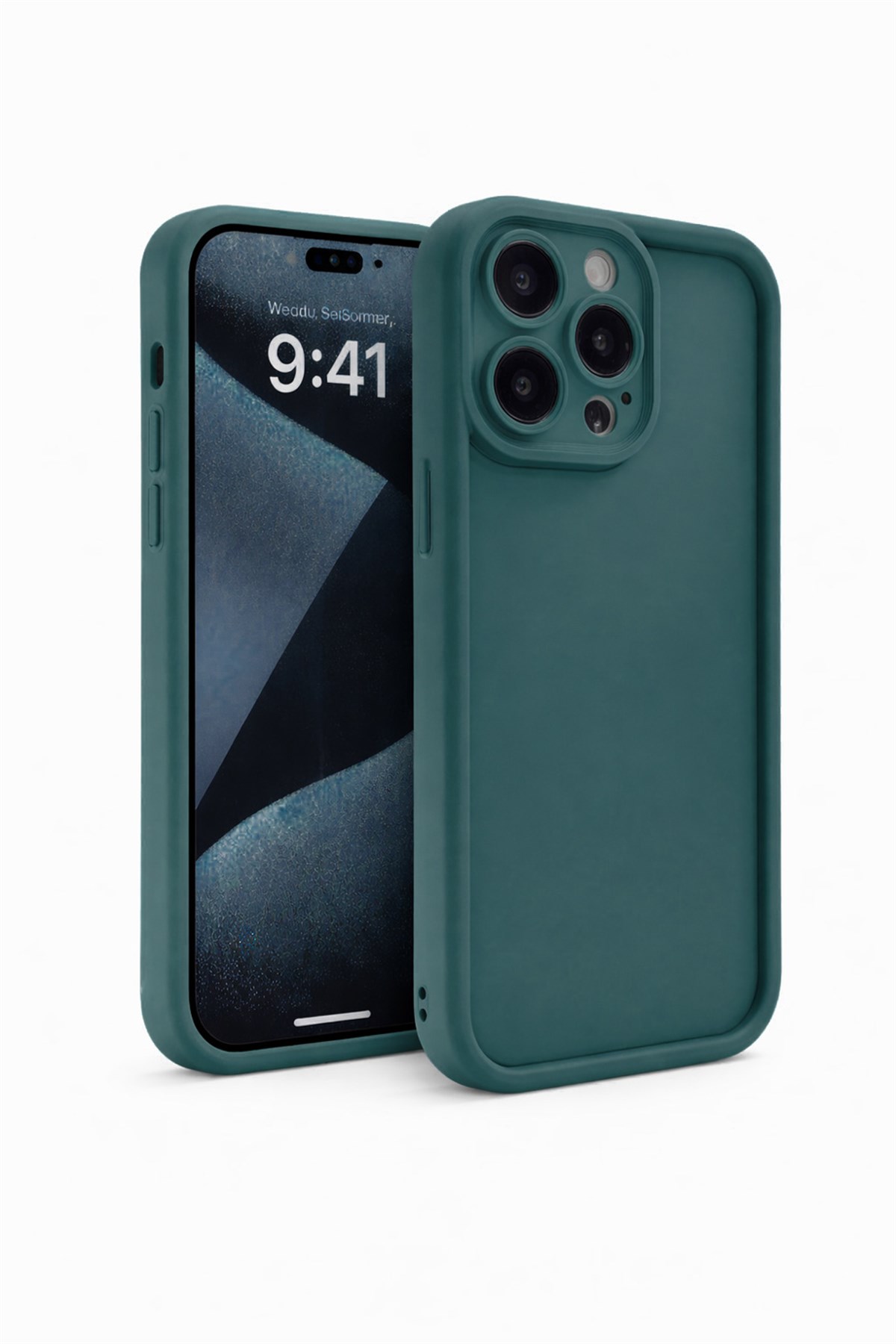 iPhone 16 Pro Max Kılıf – Kamera Çıkıntılı – Mat Silikon Telefon Kılıfı