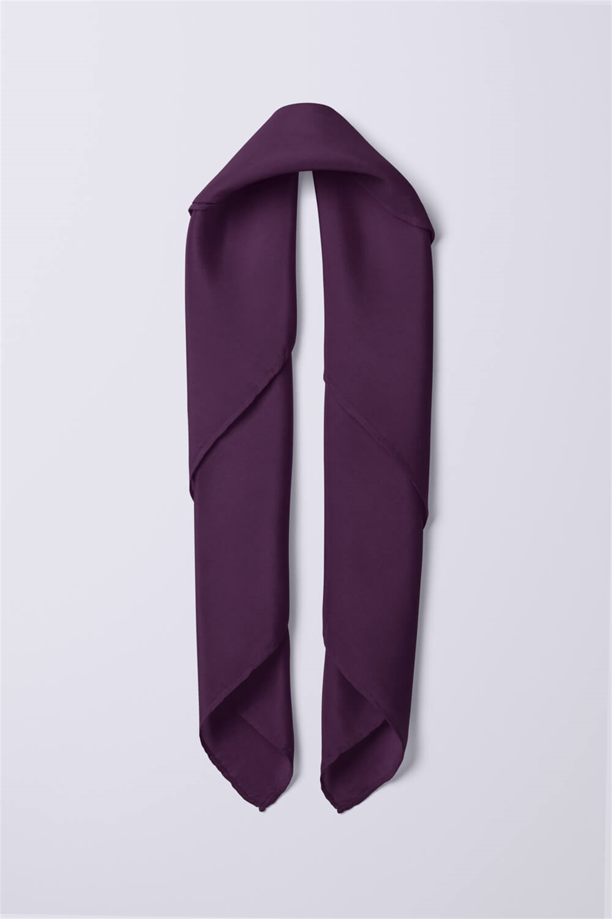 Şifon Mürdüm Bandana