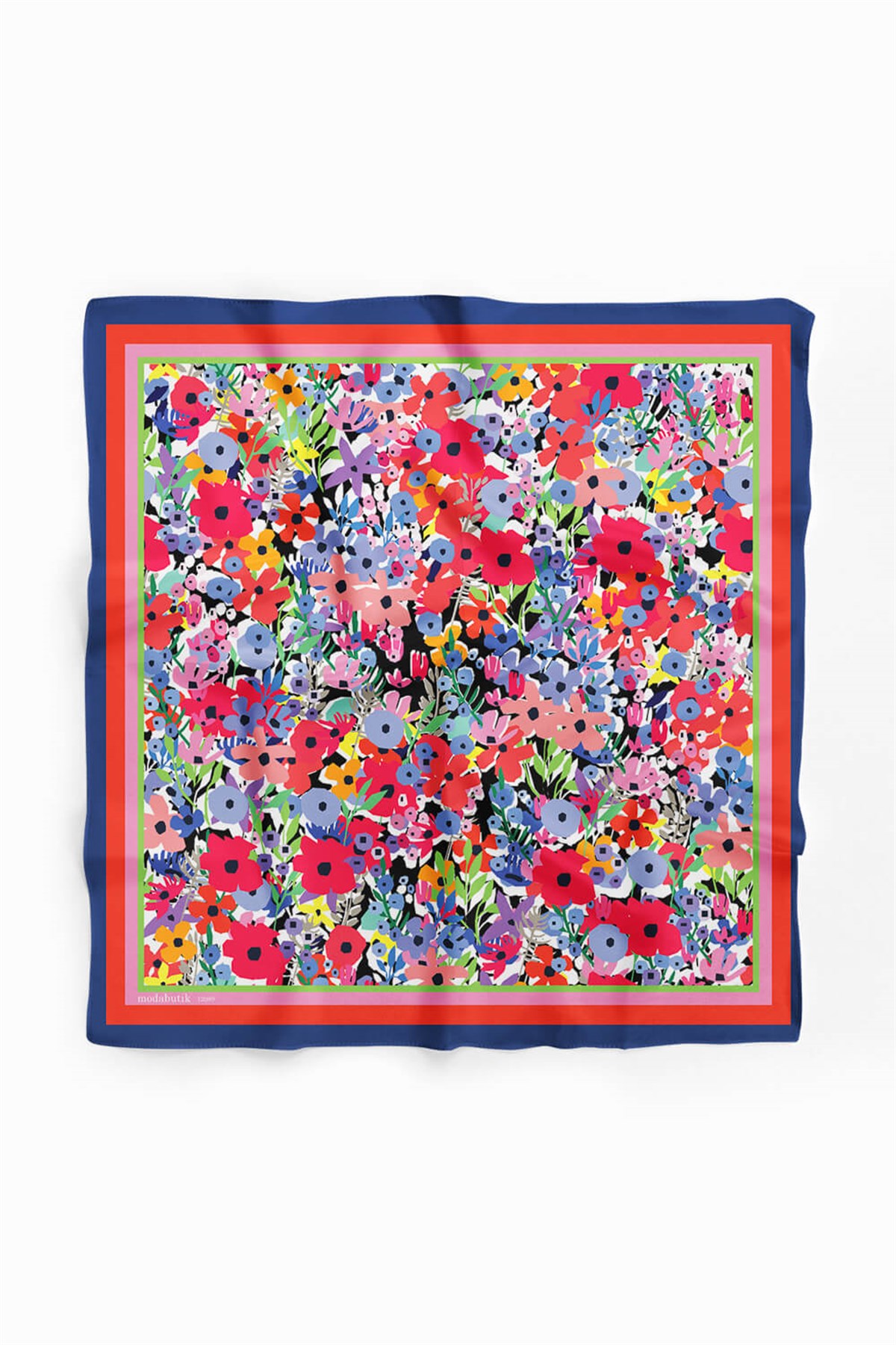 Violla Y52 MODERN ÇİÇEKLİ TASARIM BANDANA DG12089