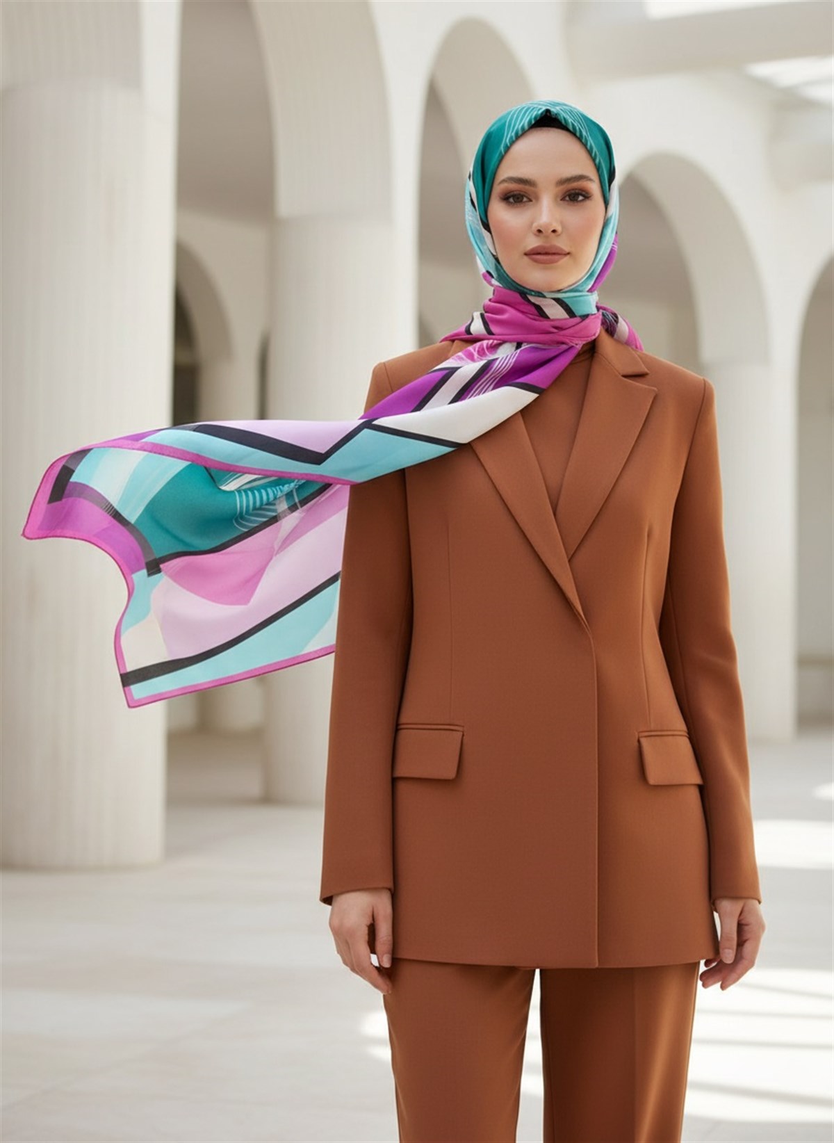 %100 İPEK FRESH ŞAL