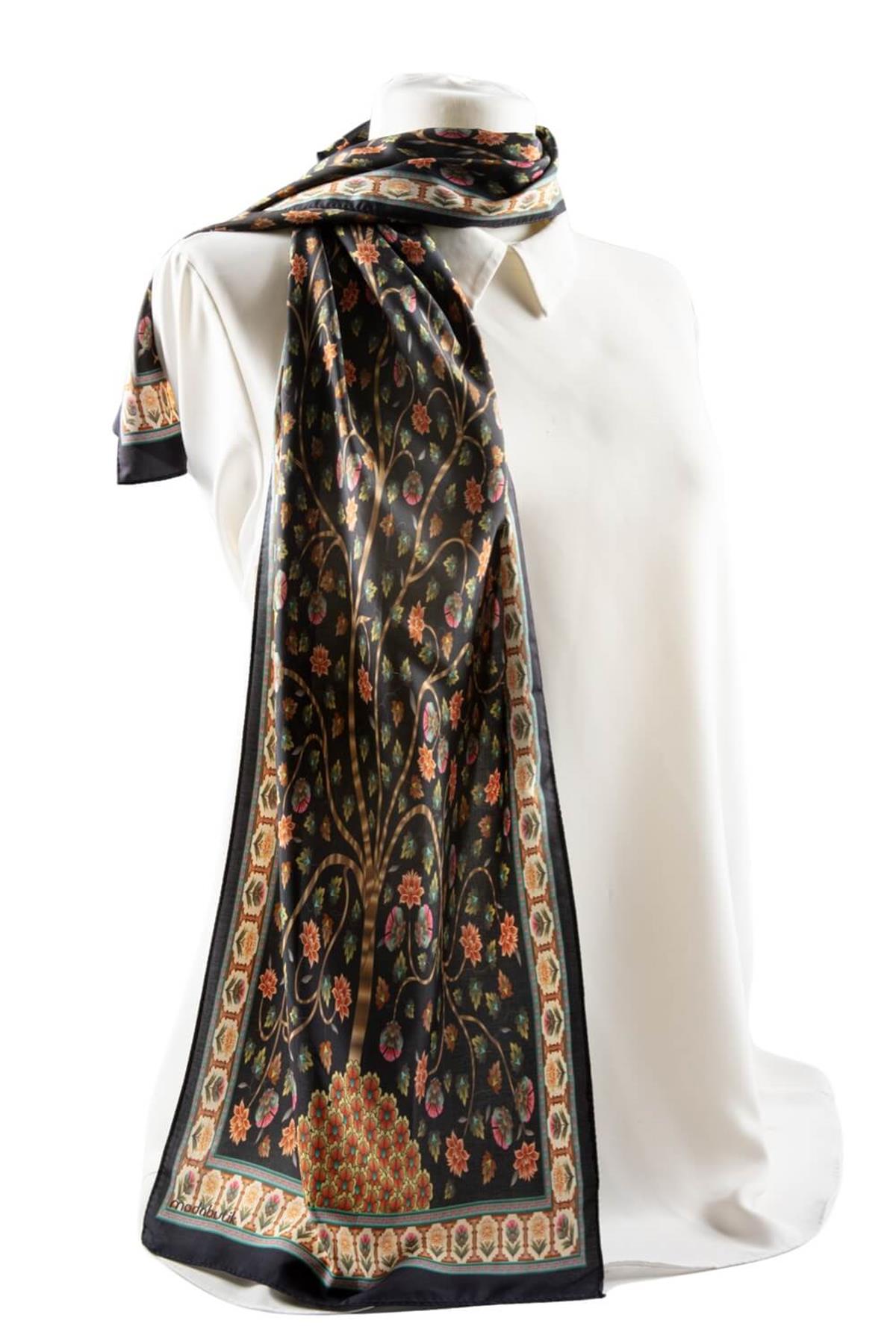 Modabutik Çiçek Desenli Kadın Fular