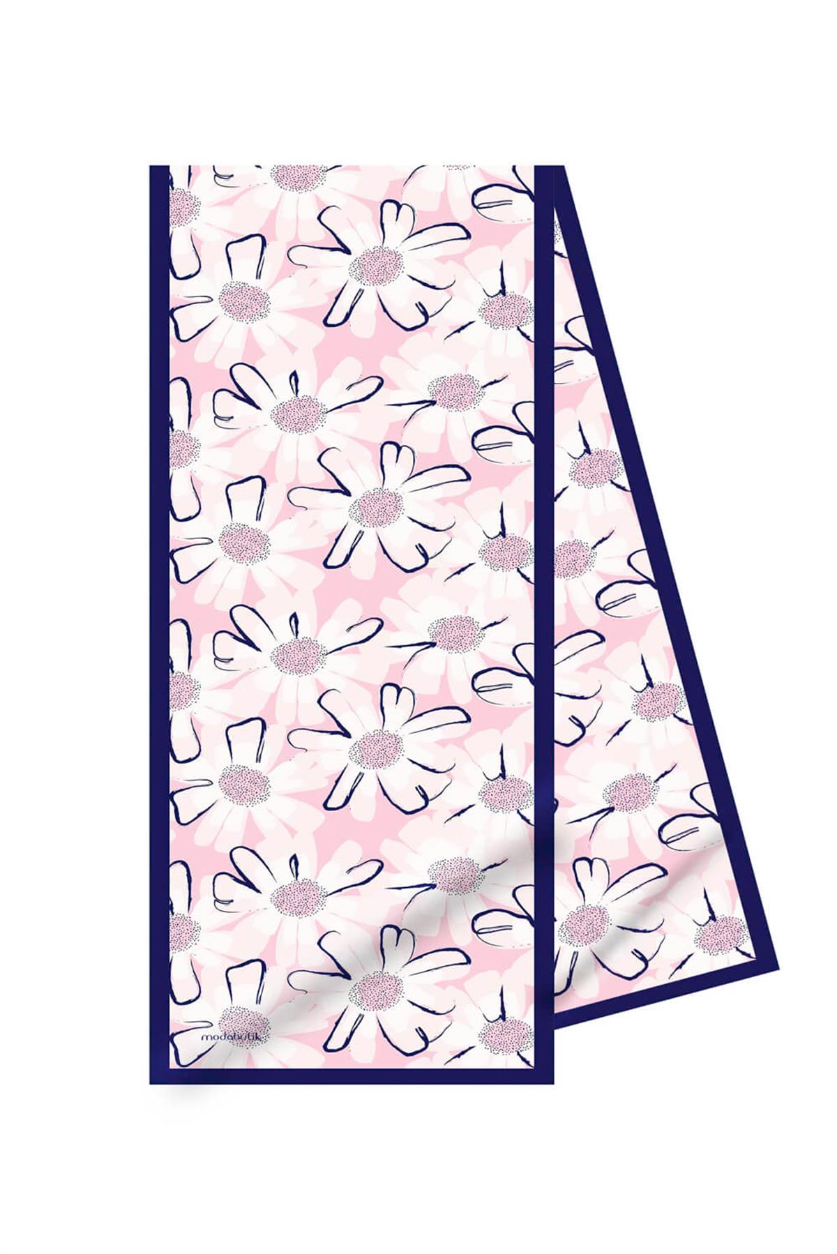 I93 Modabutik Papatya Desenli Kadın Fular