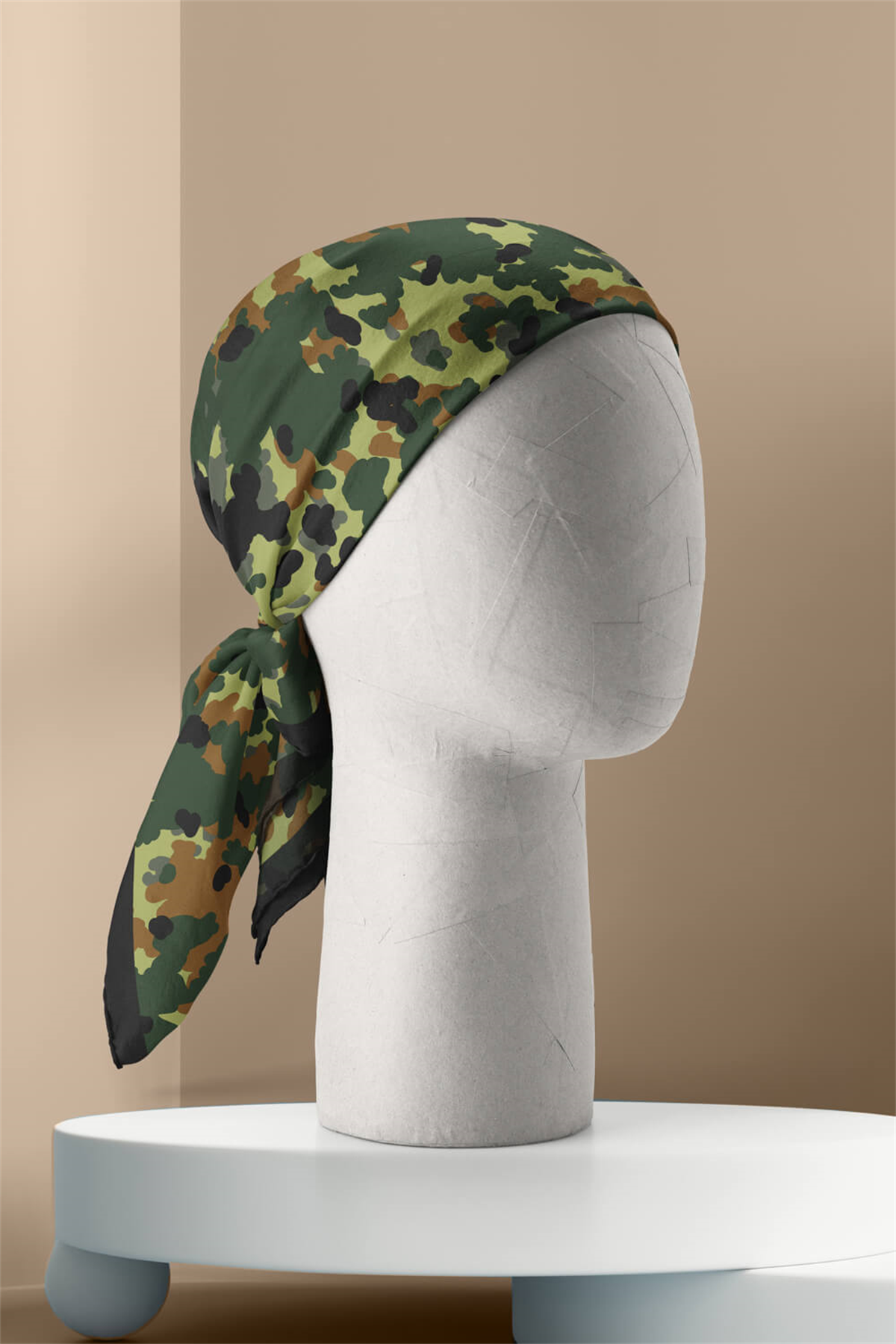 A85 Modabutik Kamuflaj Desenli Bandana