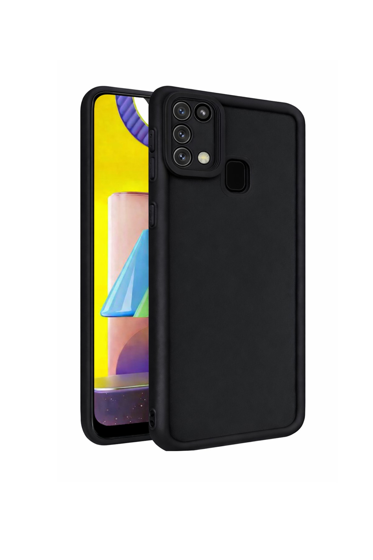 Samsung Galaxy M31 / M21s / F41 Kılıf – Kamera Çıkıntılı – Mat Silikon Telefon Kılıfı