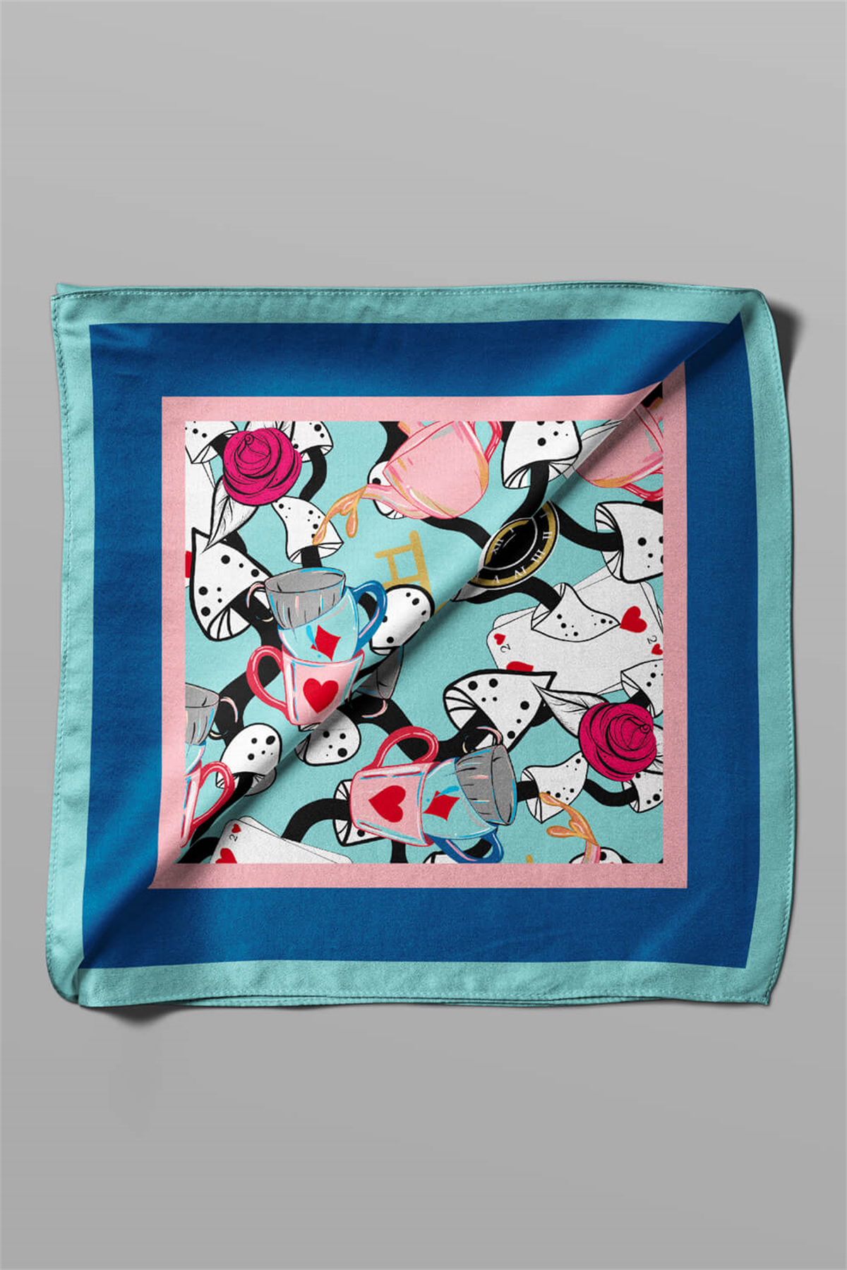 G34 Modabutik Alice Desenli Bandana