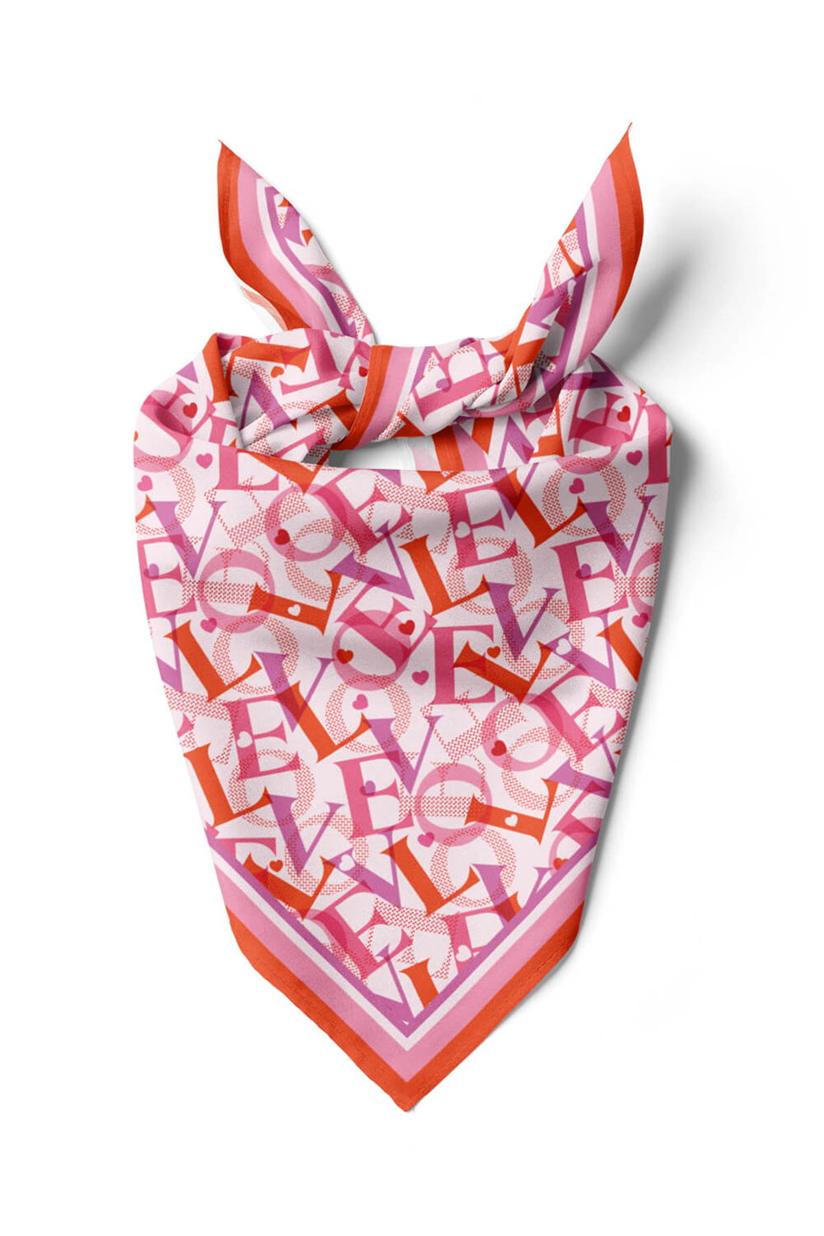 B50 LOVE TASARIM BANDANA