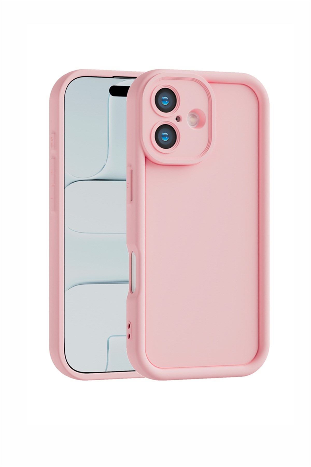 iPhone 16 Kılıf – Kamera Çıkıntılı – Mat Silikon Telefon Kılıfı