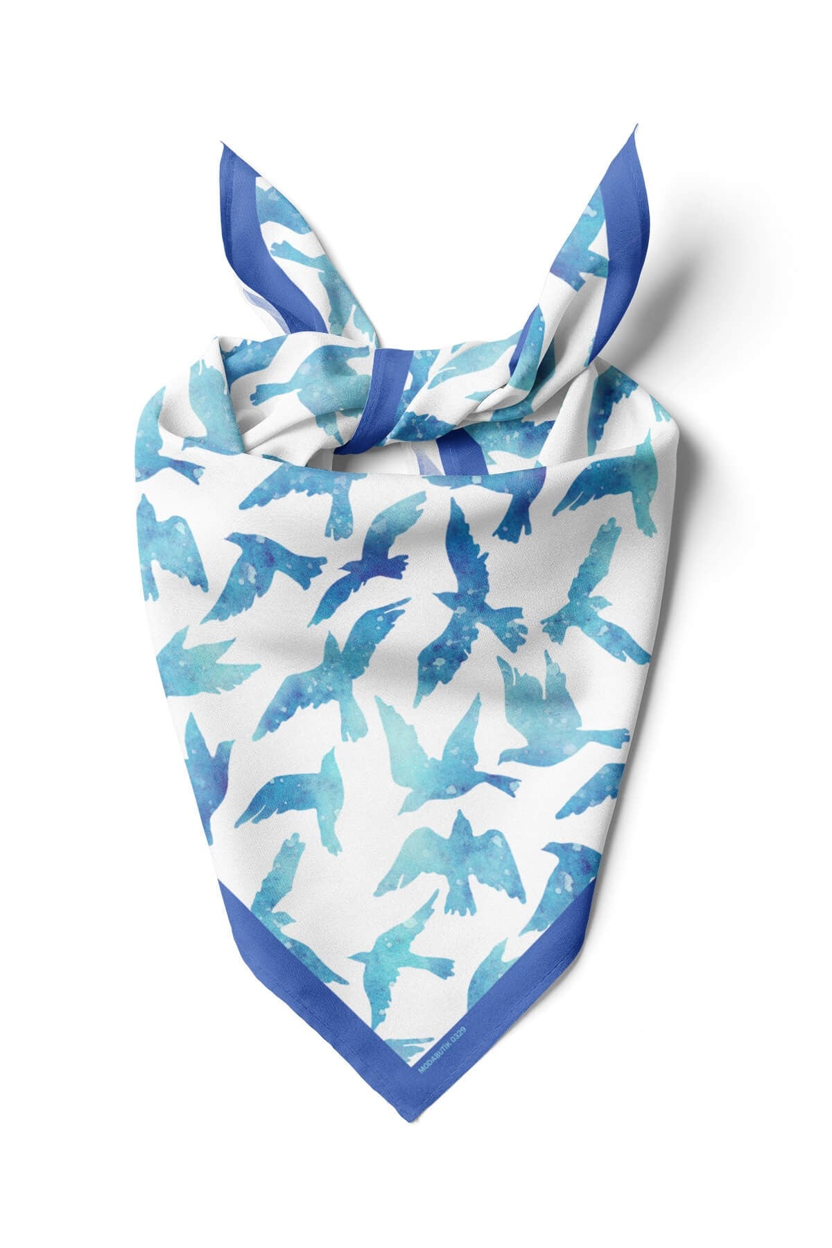 Kuş Desenli Bandana
