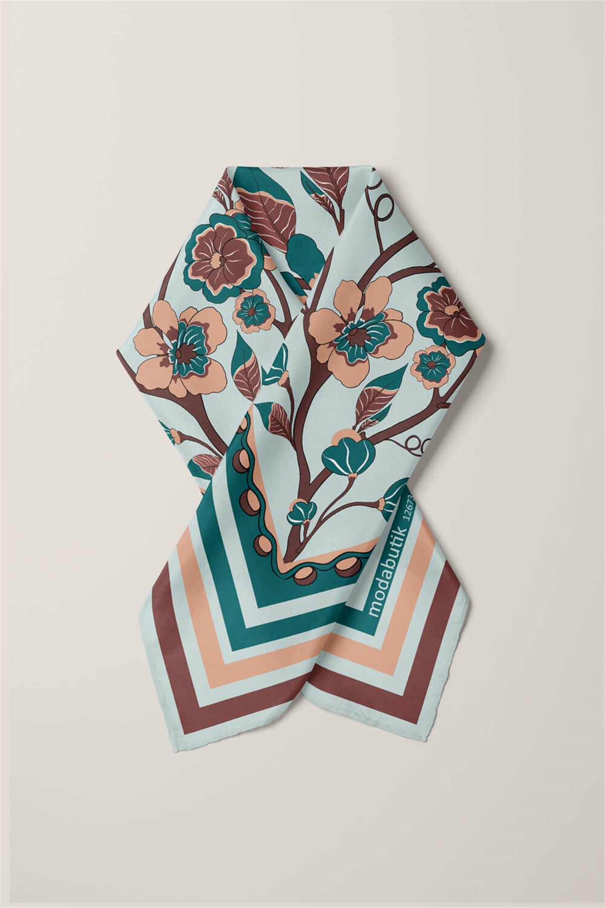 G75 ORIANTAL FLORAL TASARIM BANDAN