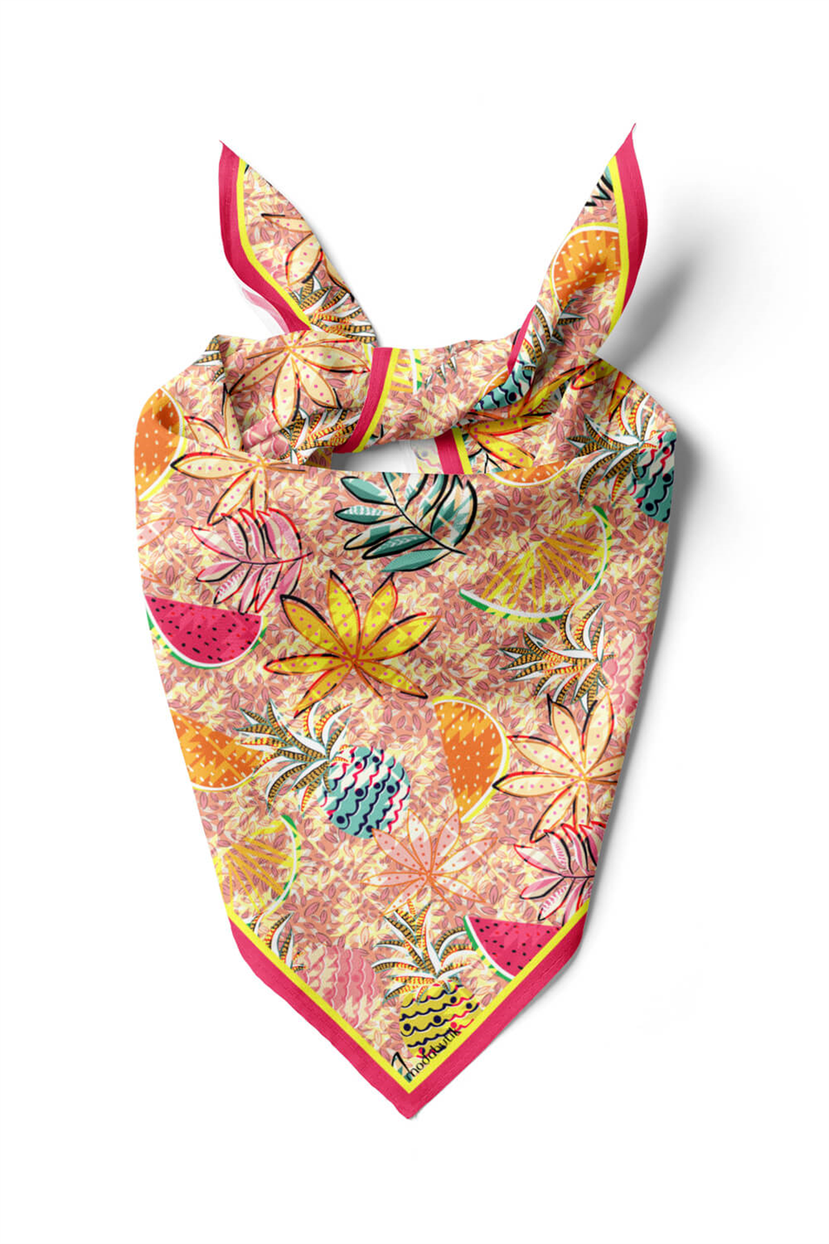 Z44 Modabutik Ananas Karpuz Desenli Bandana