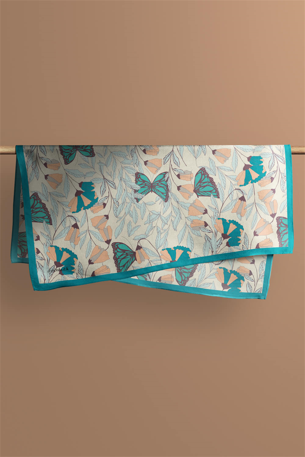 A119 Modabutik Kelebek Desenli Bandana