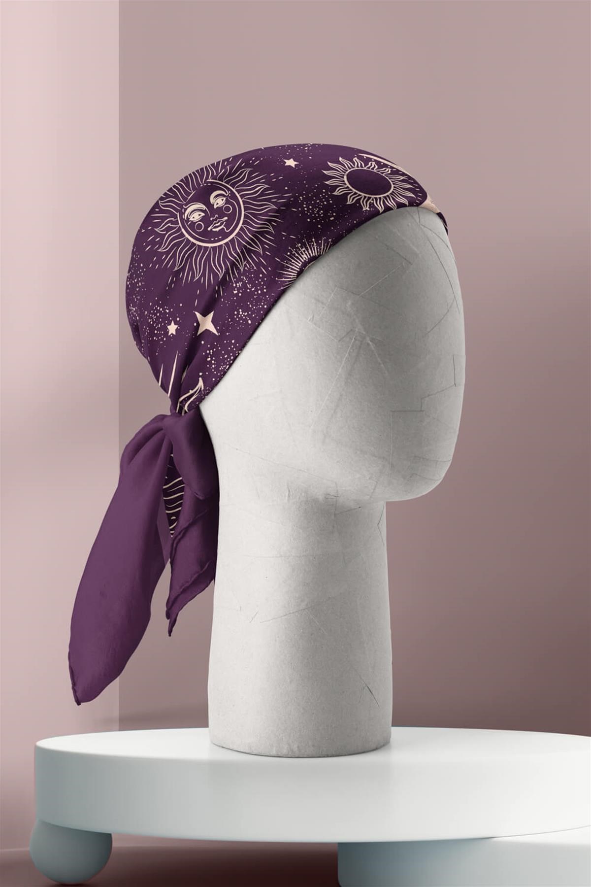 Z88 Violla Moon Desenli Bandana