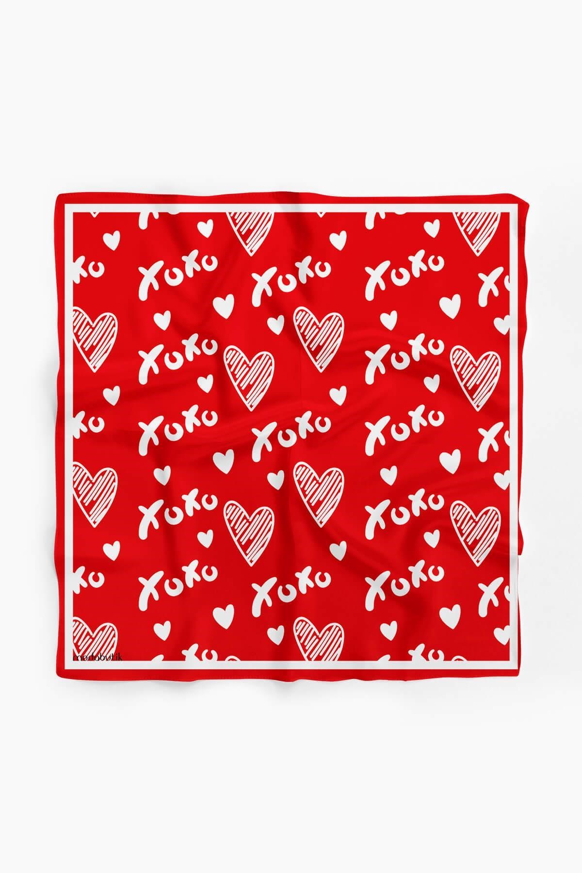 F5  Violla XOXO Desenli Bandana