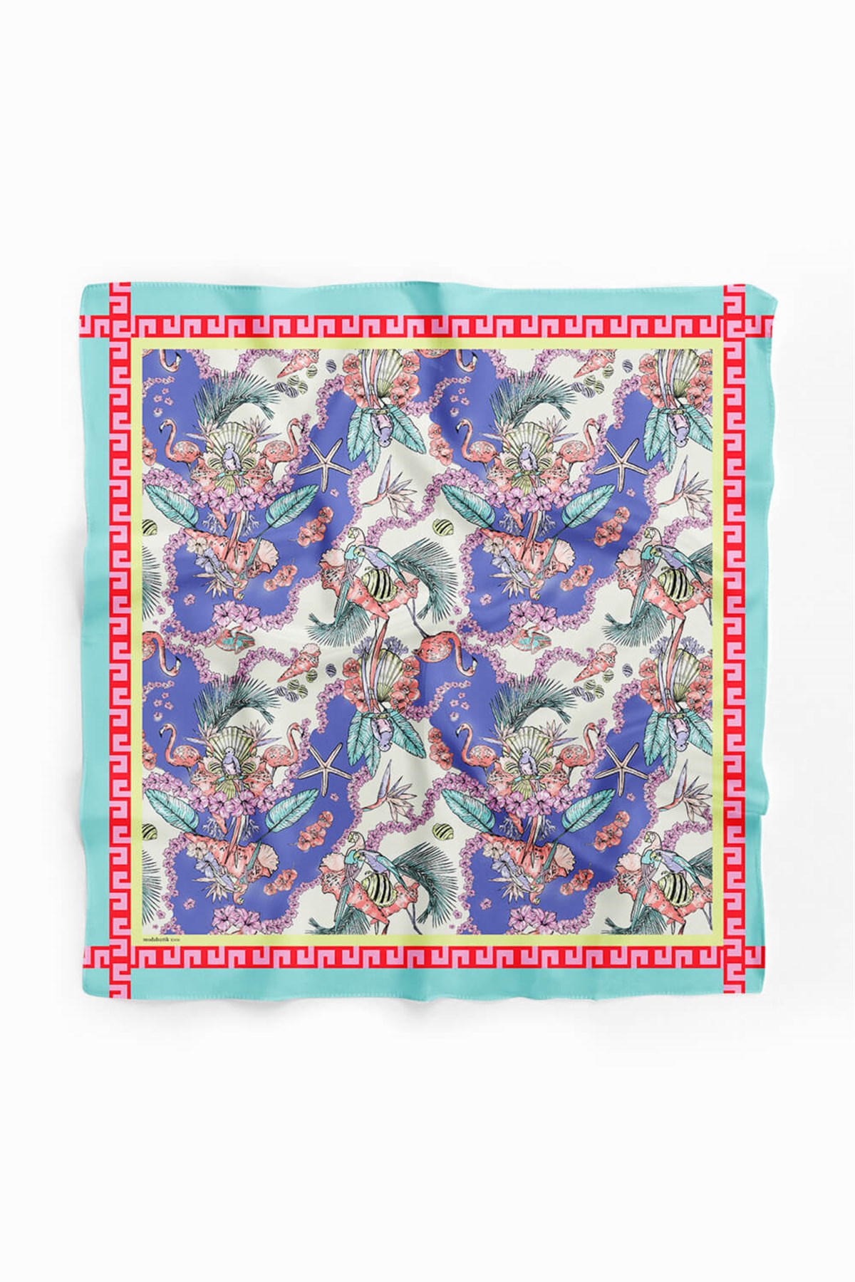 Violla G107 MODERN DENİZ CANLILARI TASARIMLI BANDANA DG12418