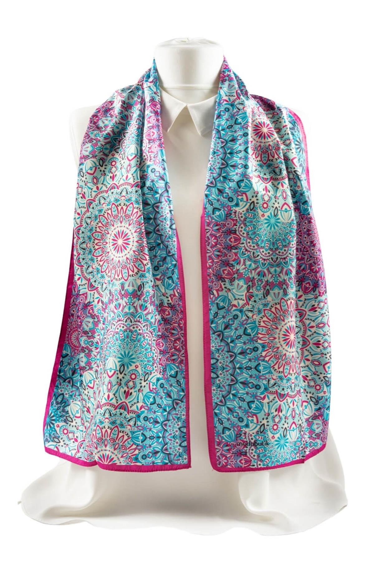 I25 Modabutik Geometrik Desenli Fular