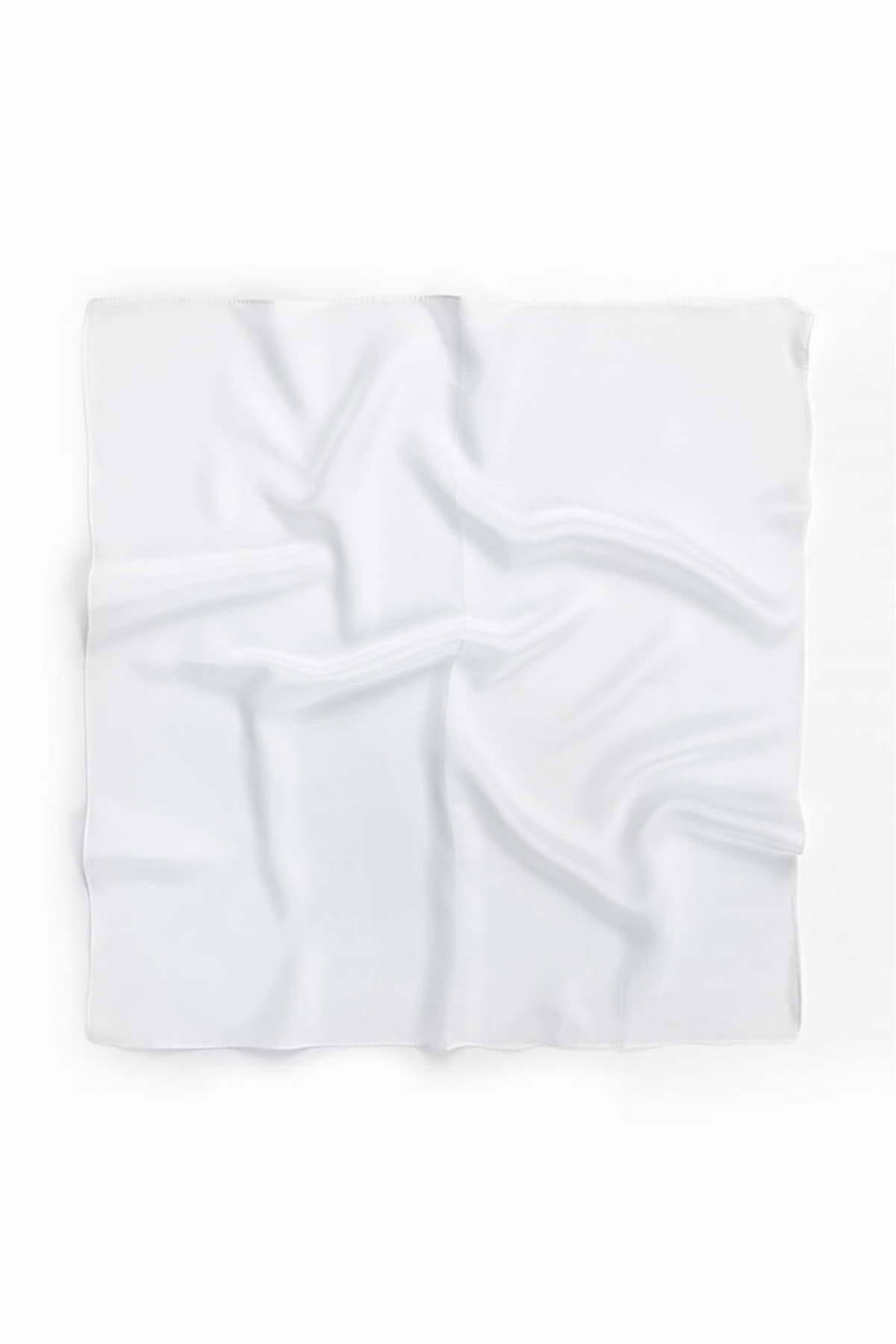 Şifon Beyaz Bandana