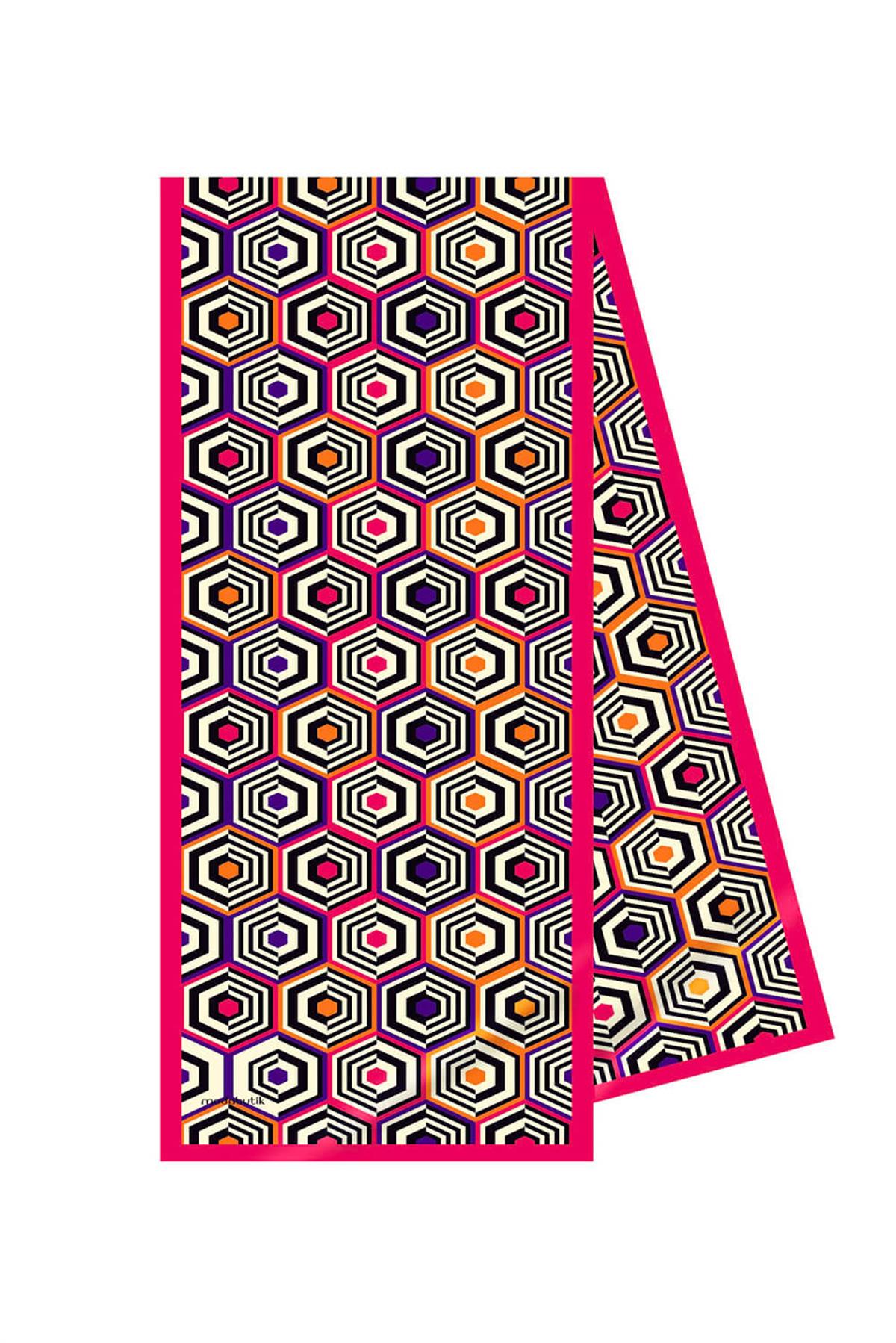Modabutik Geometri Desenli Fular