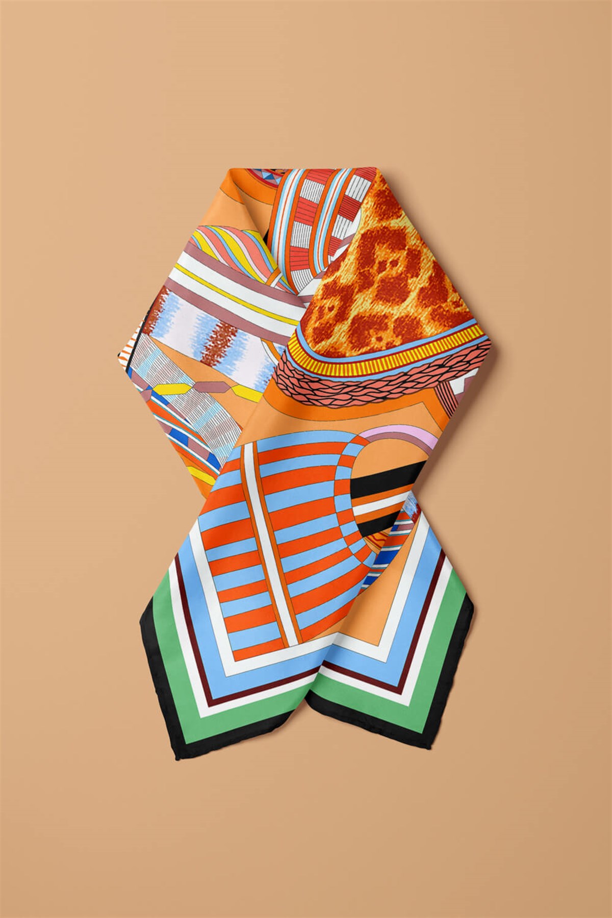 Violla G18 GEOMETRİK DESENLİ  BANDANA