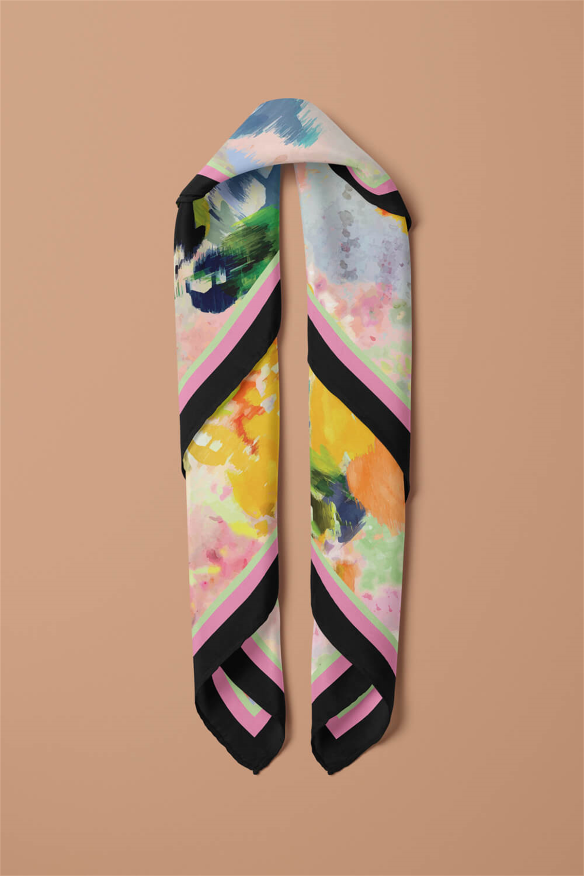G3 WATERCOLOR FLOWERS BANDANA