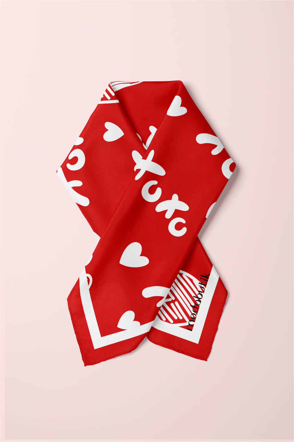 F5  Modabutik XOXO Desenli Bandana