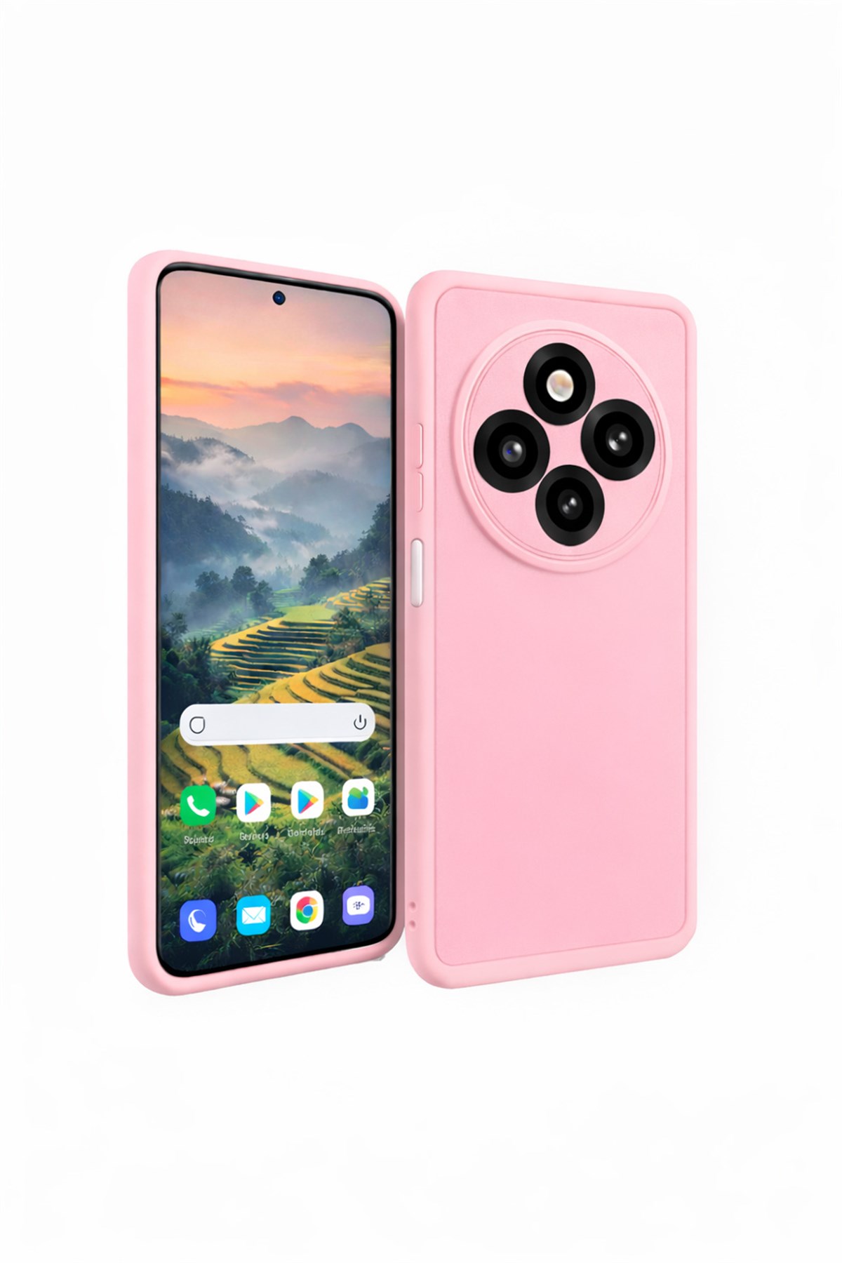 Tecno Spark30C / 4G Kılıf – Kamera Çıkıntılı – Mat Silikon Telefon Kılıfı