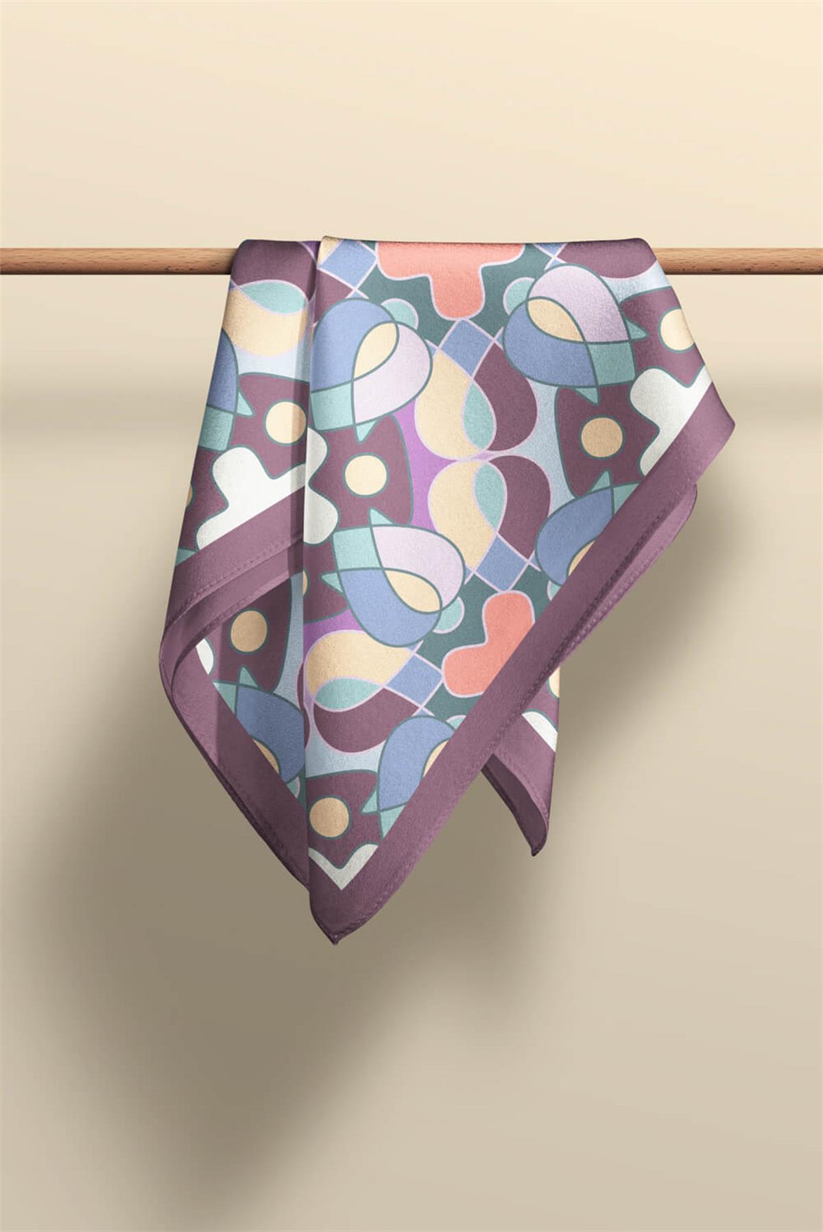 I101 Modabutik Geometri Desenli Fular